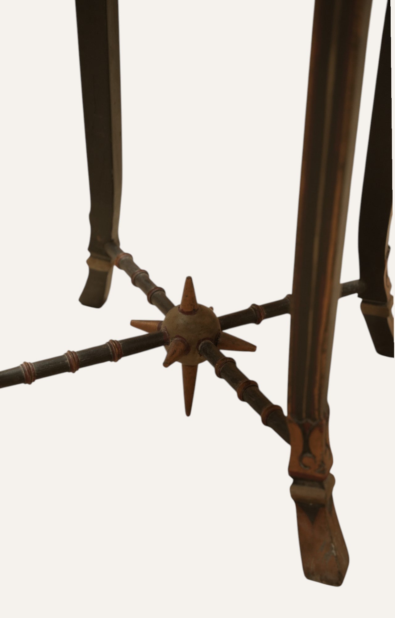 Moroccan Carved Peg Table