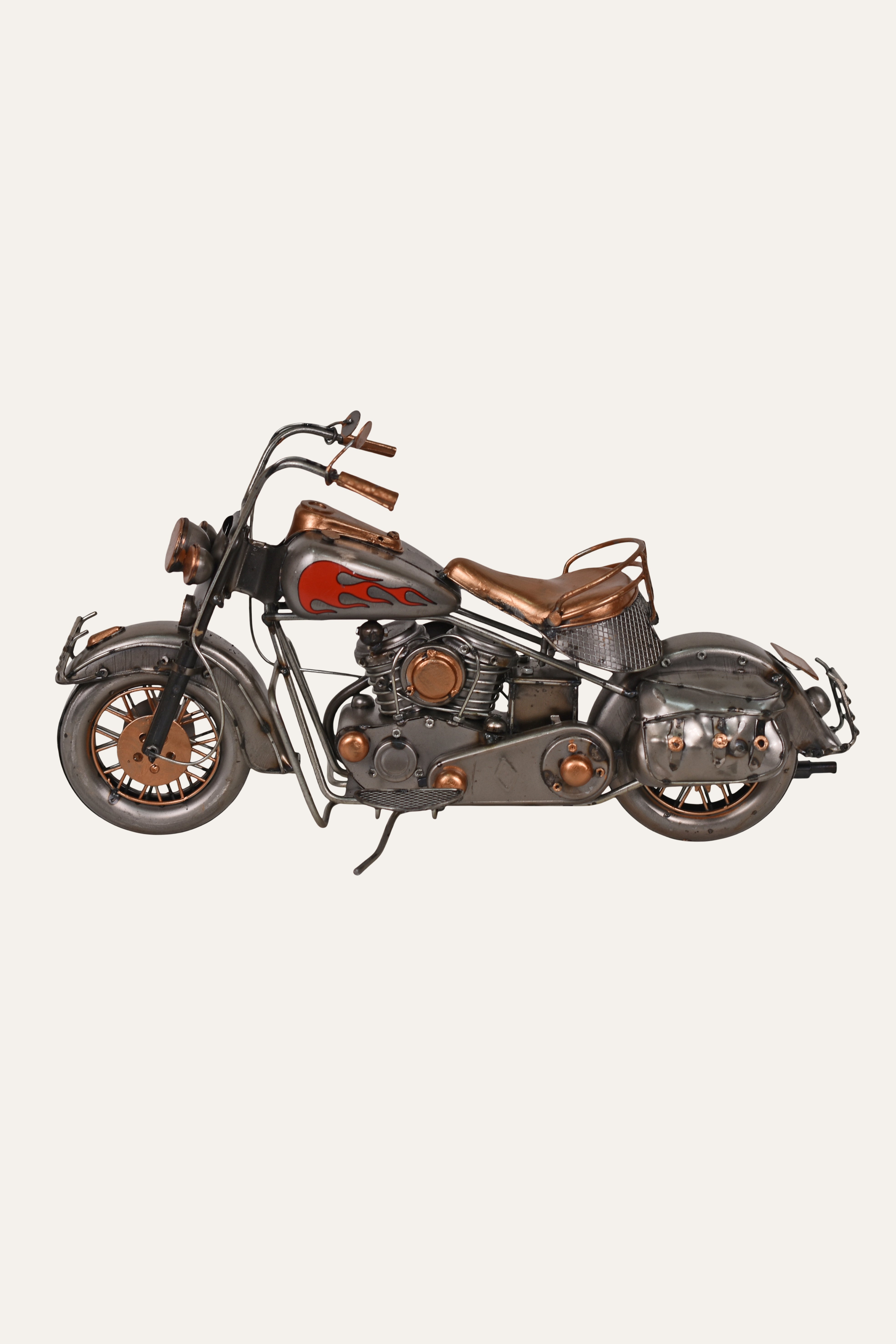 Handcrafted Vintage Motorcycle Decor