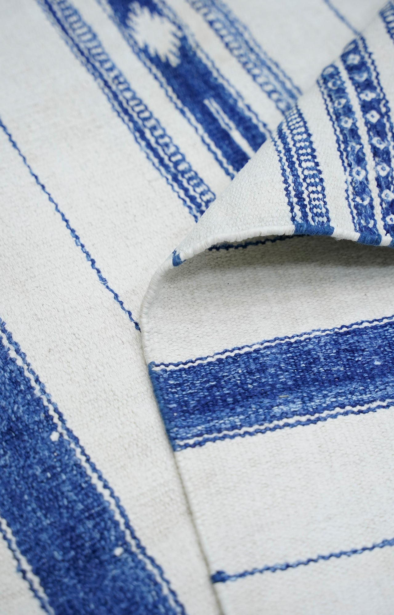 Stripes Handwoven Cotton Rug