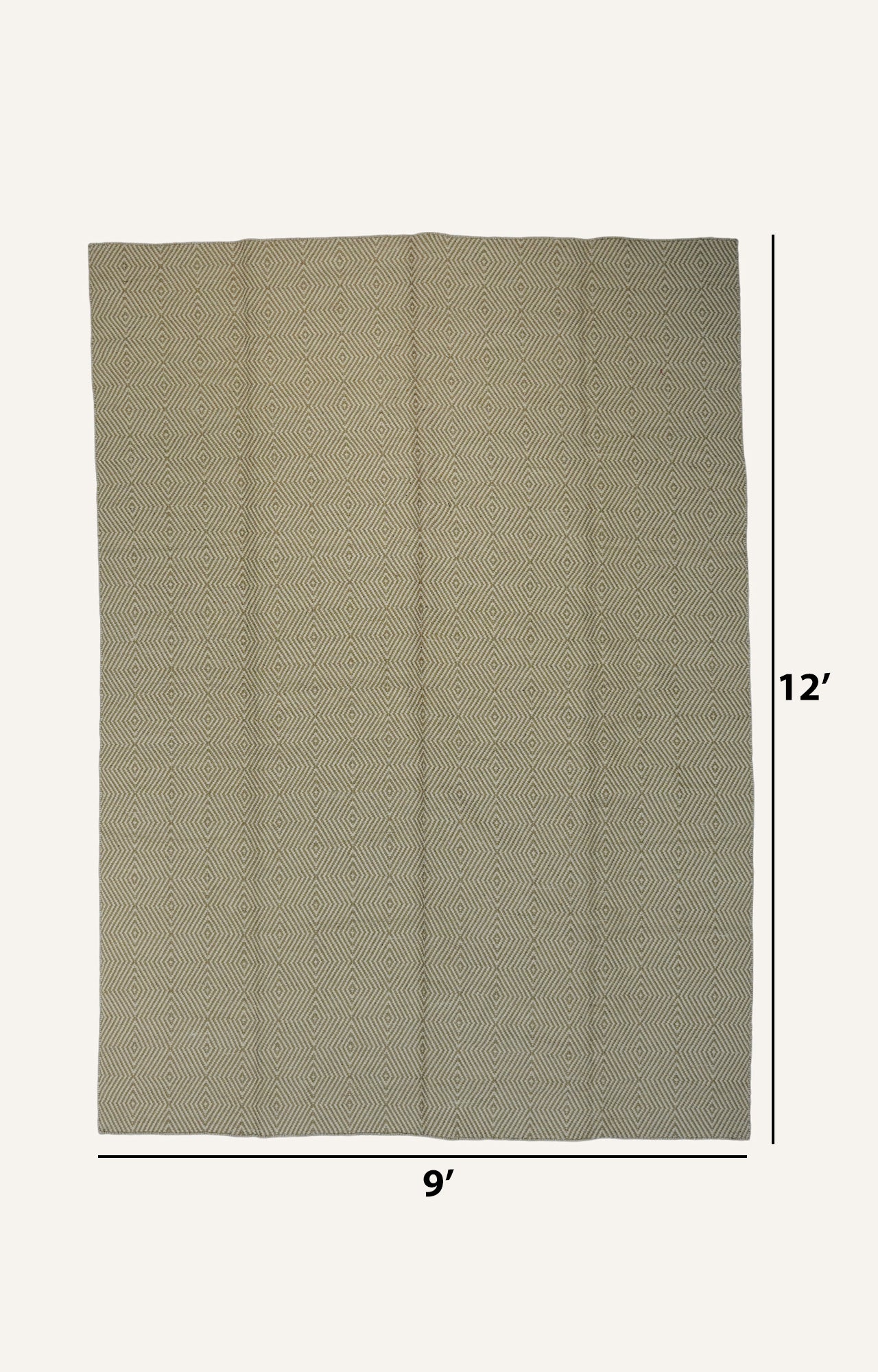 Diamond Rhythm Jute Rug