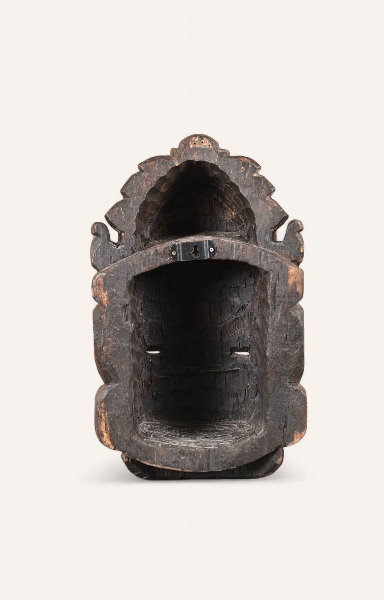 Antique Wooden Guardian Mask