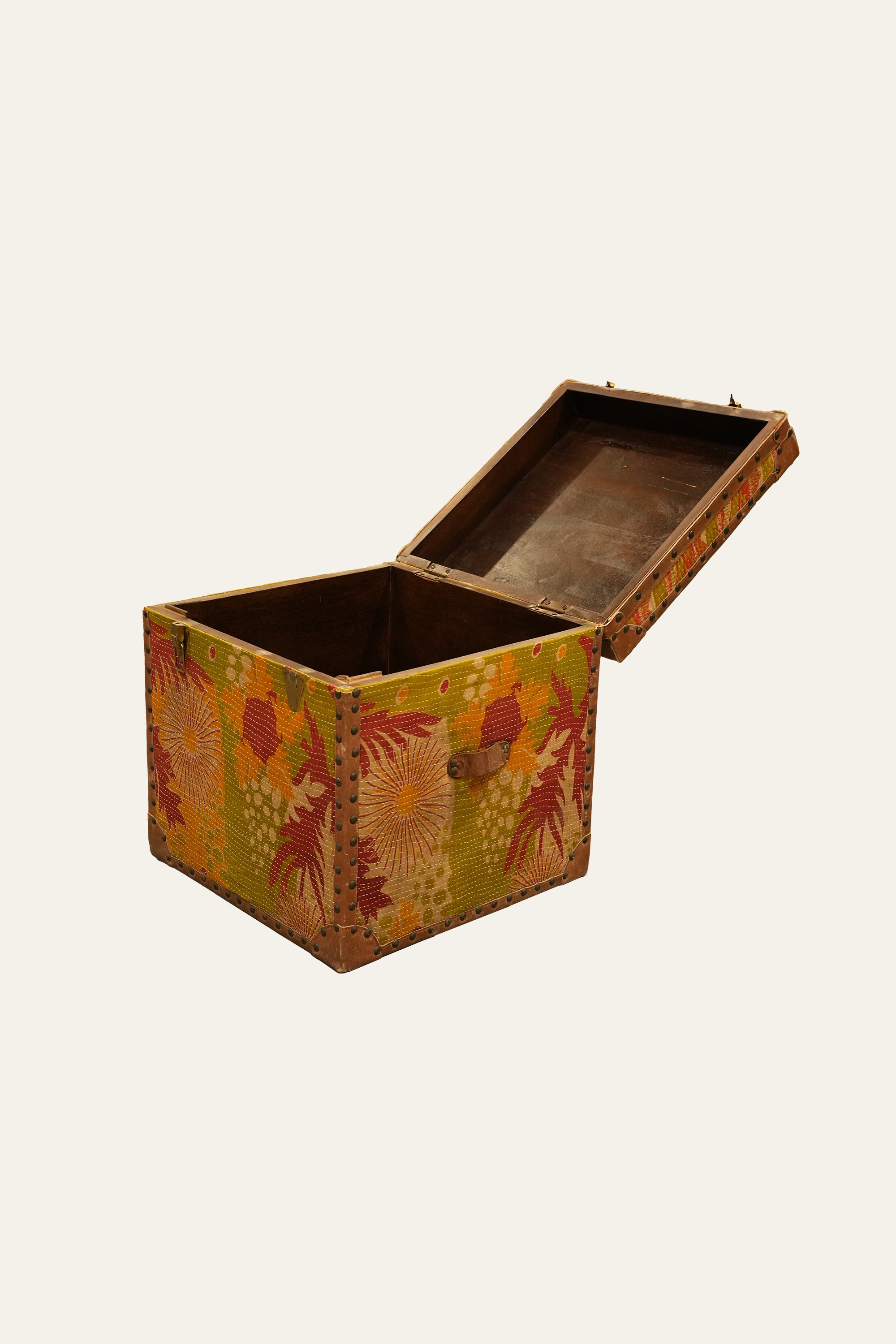 Floral Ralli Fabric Trunk for Storage