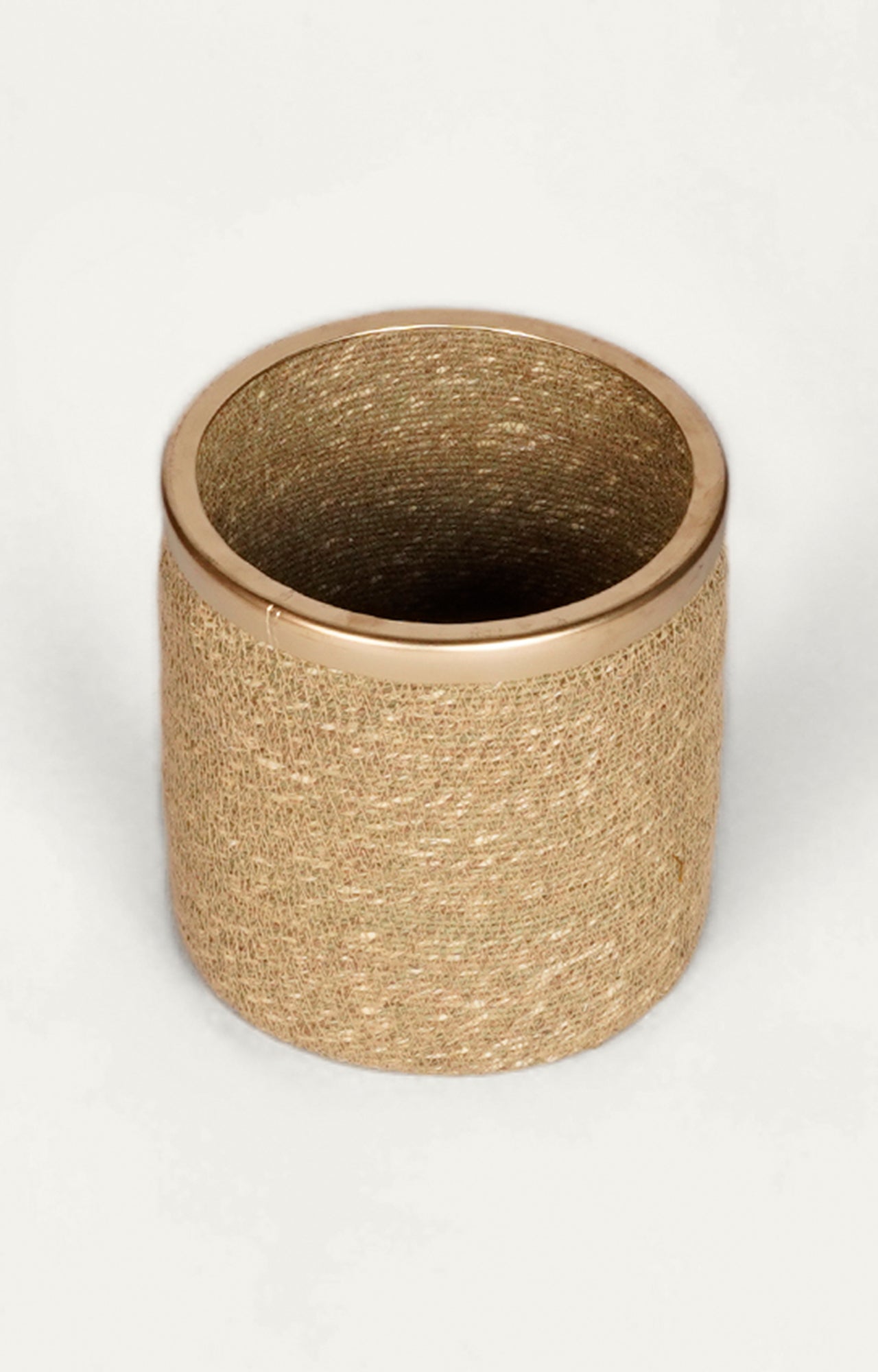 Small Seagrass Basket with Metal Rim