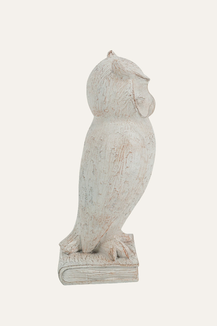 Rustic Owl Figurine Decorative Statue for Home Décor