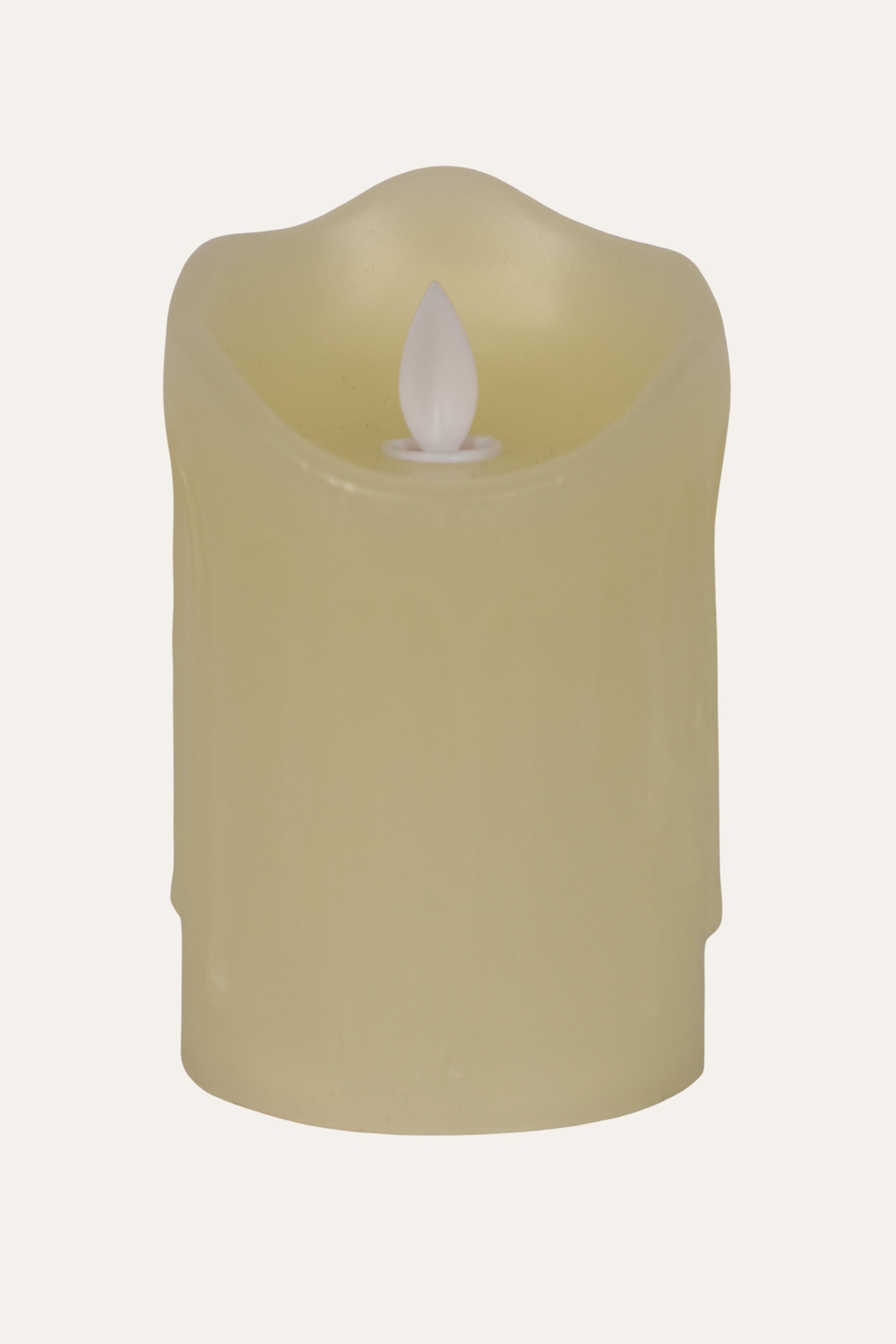 Ivory Glow Electric Pillar Candle