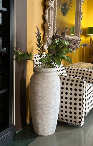 White resin Planter Small