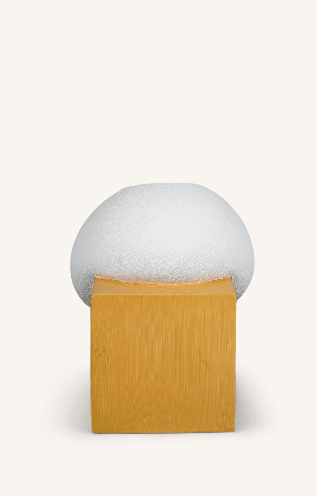 Abstract Egg Shaped Resin Planter
