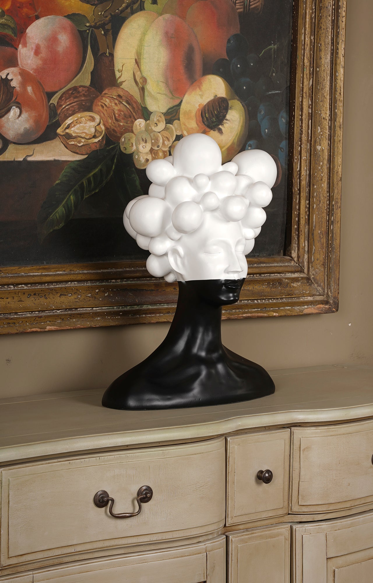 Cloud Head Abstract Sculpture