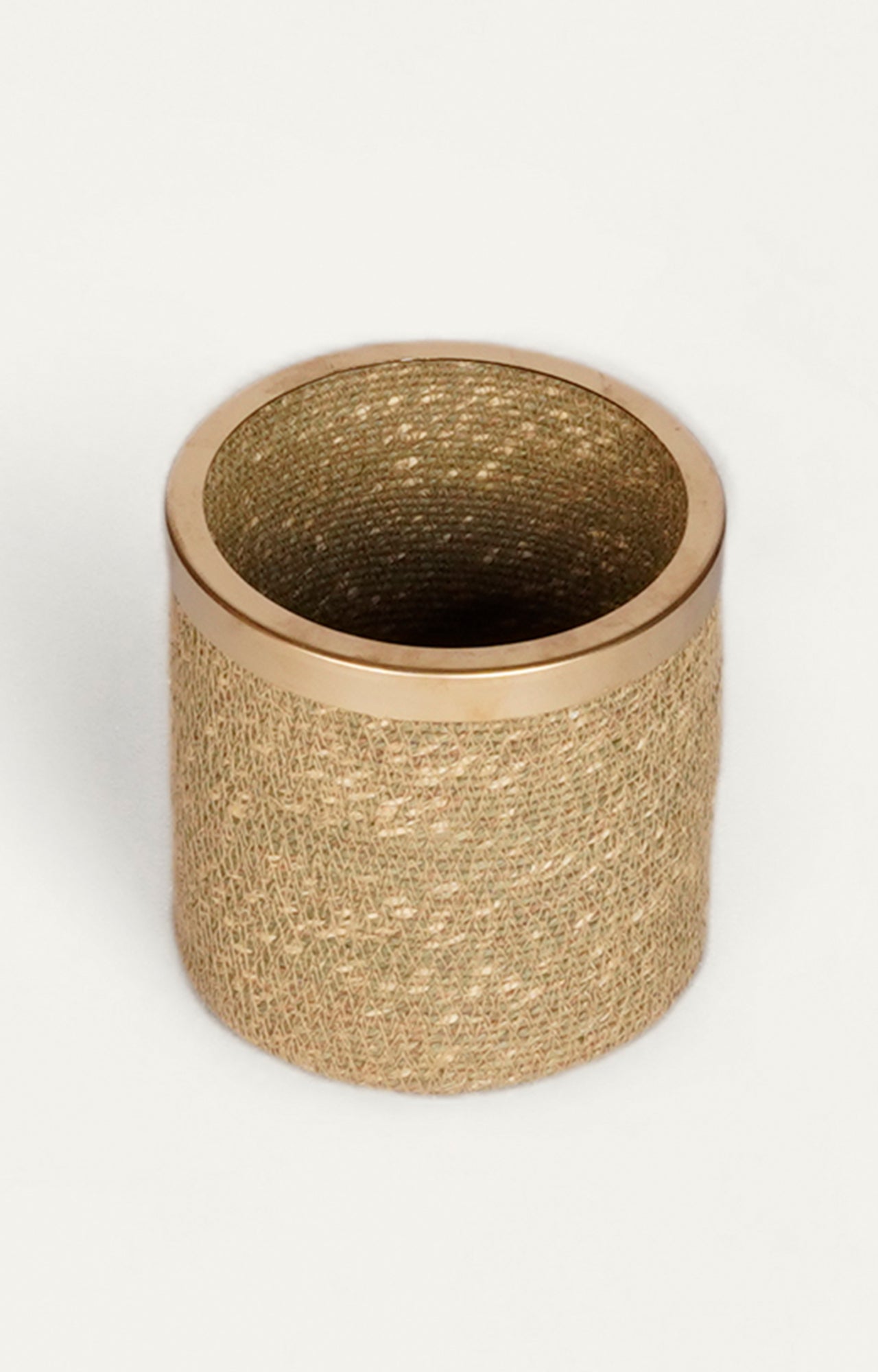 Medium Seagrass Basket with Metal Rim