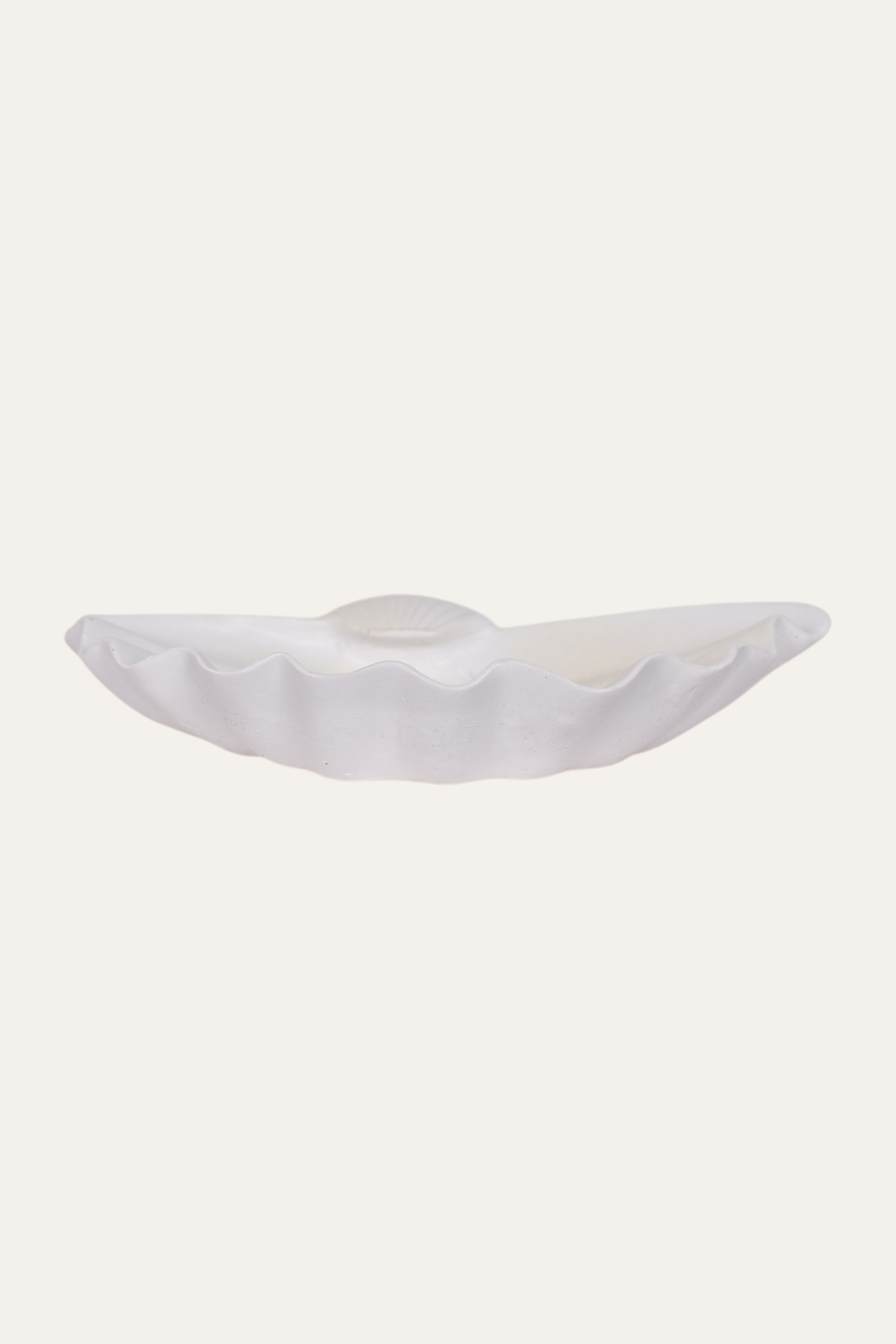 Minimalist White Resin Decorative Bowl Tray