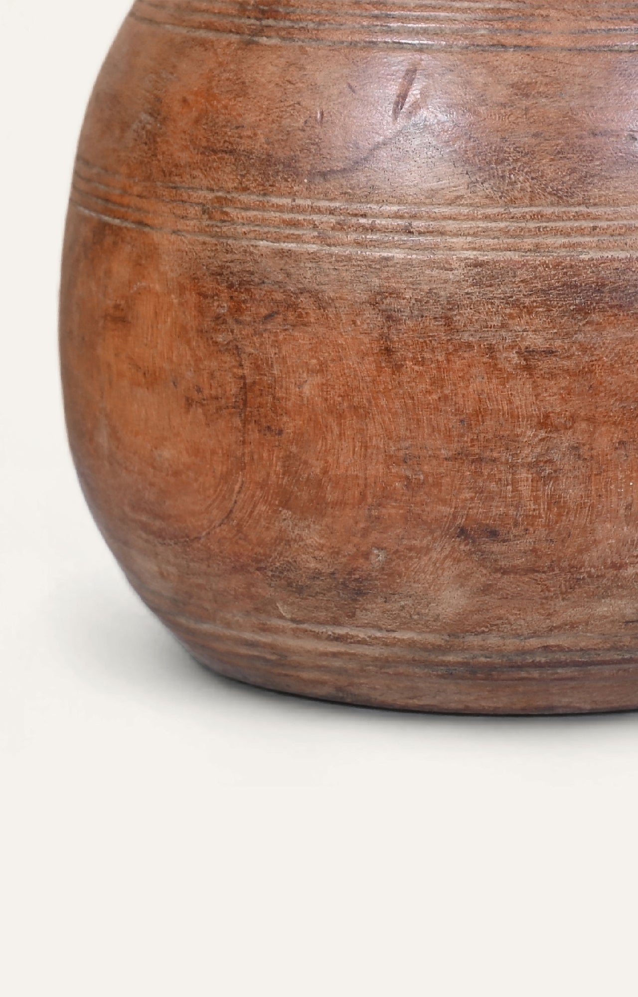 Vintage Hand Carved Pot