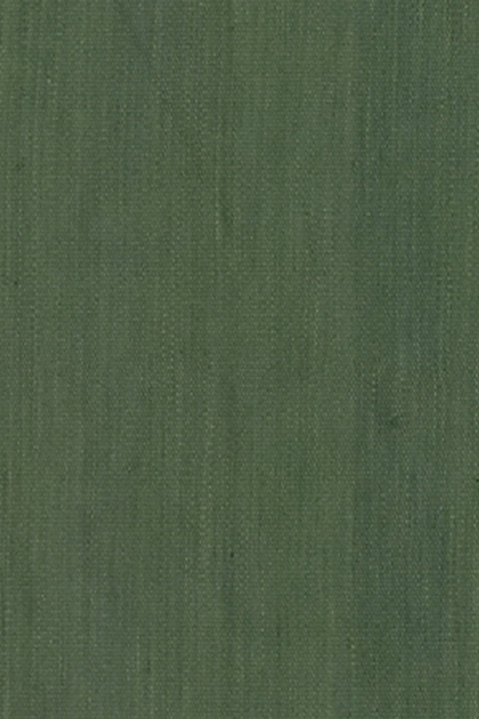 Sage Green Washable Cotton Yoga Mat with Striped Border