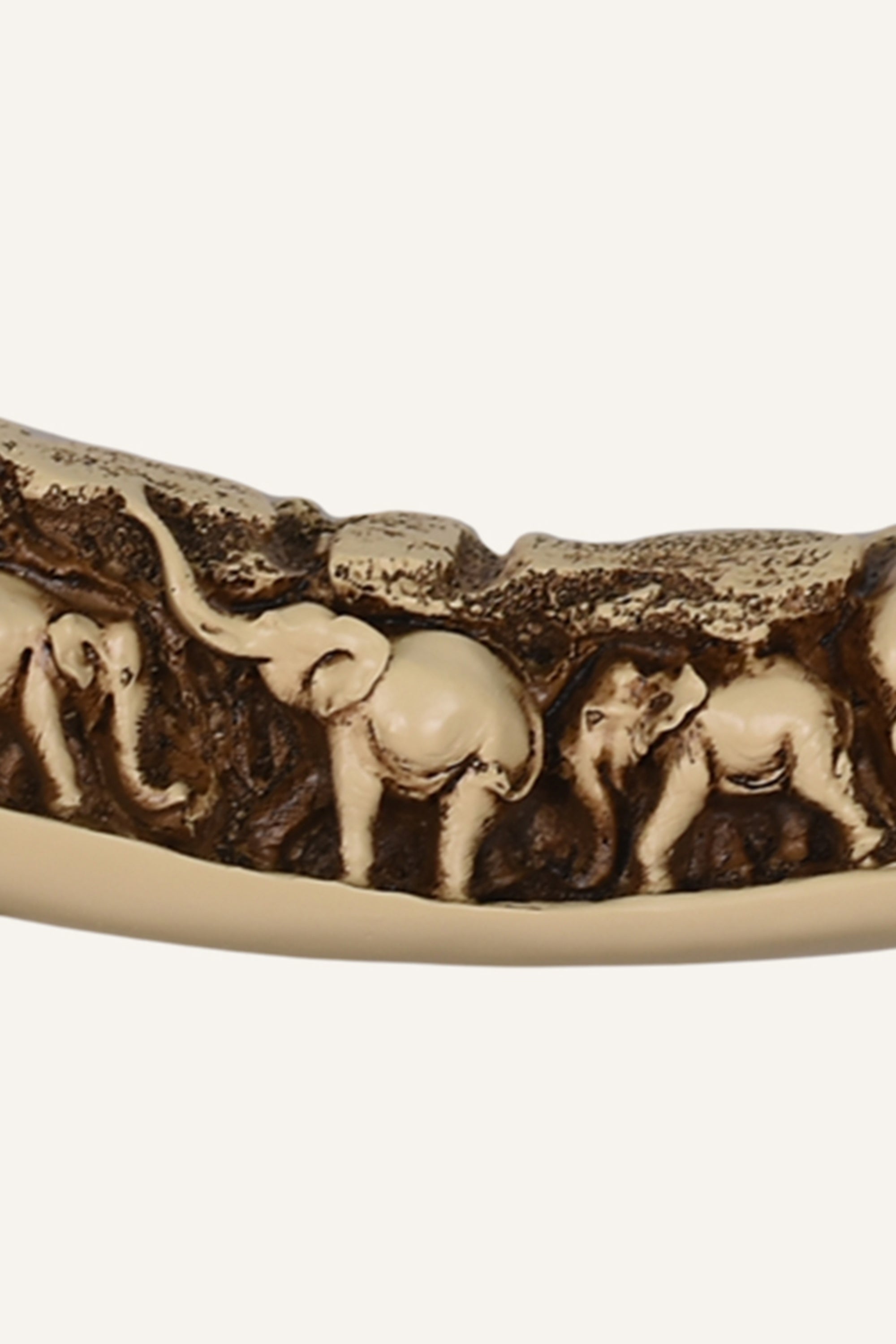 Decorative elephant tusk