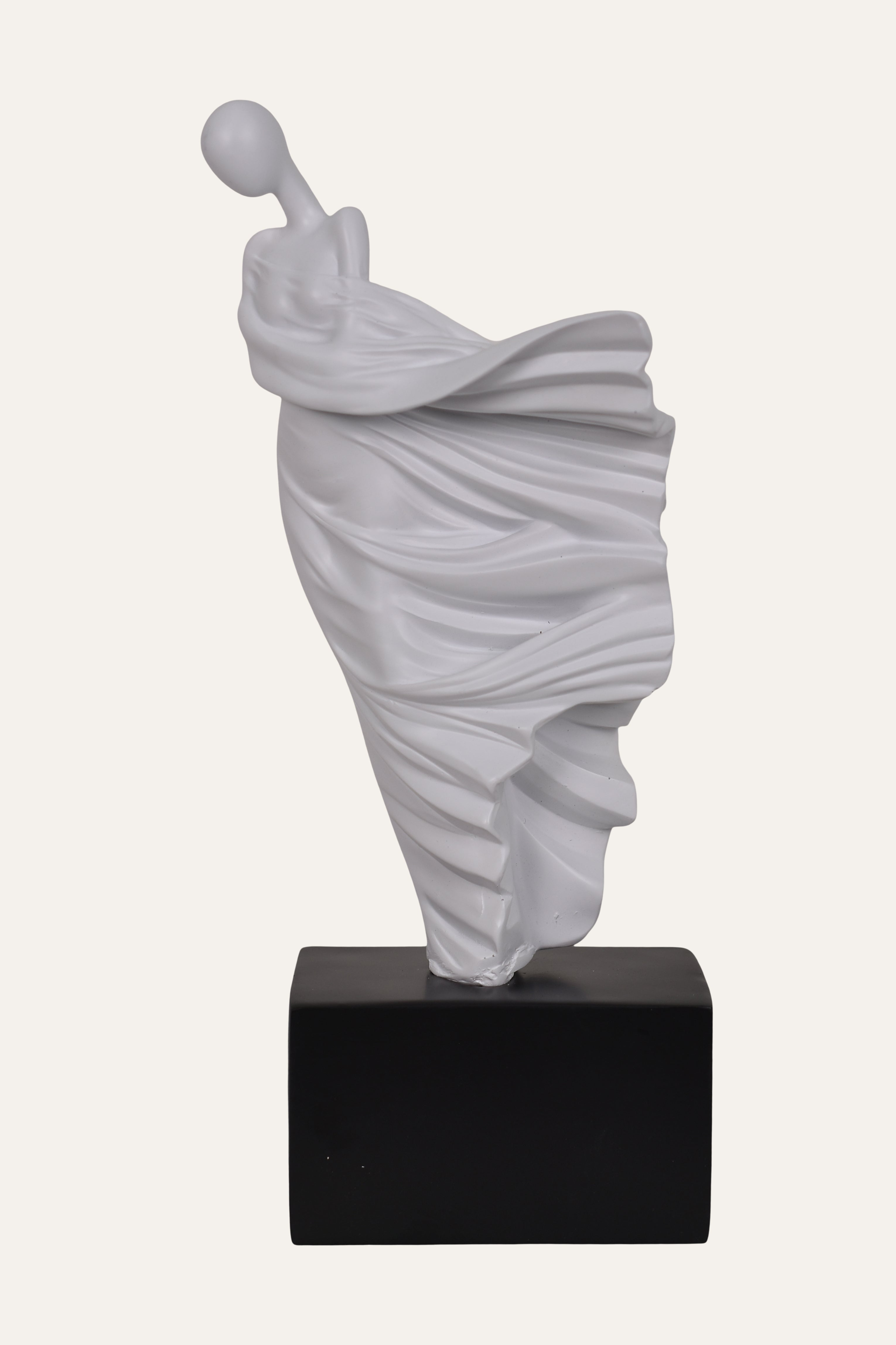 White Resin Abstract Dancer