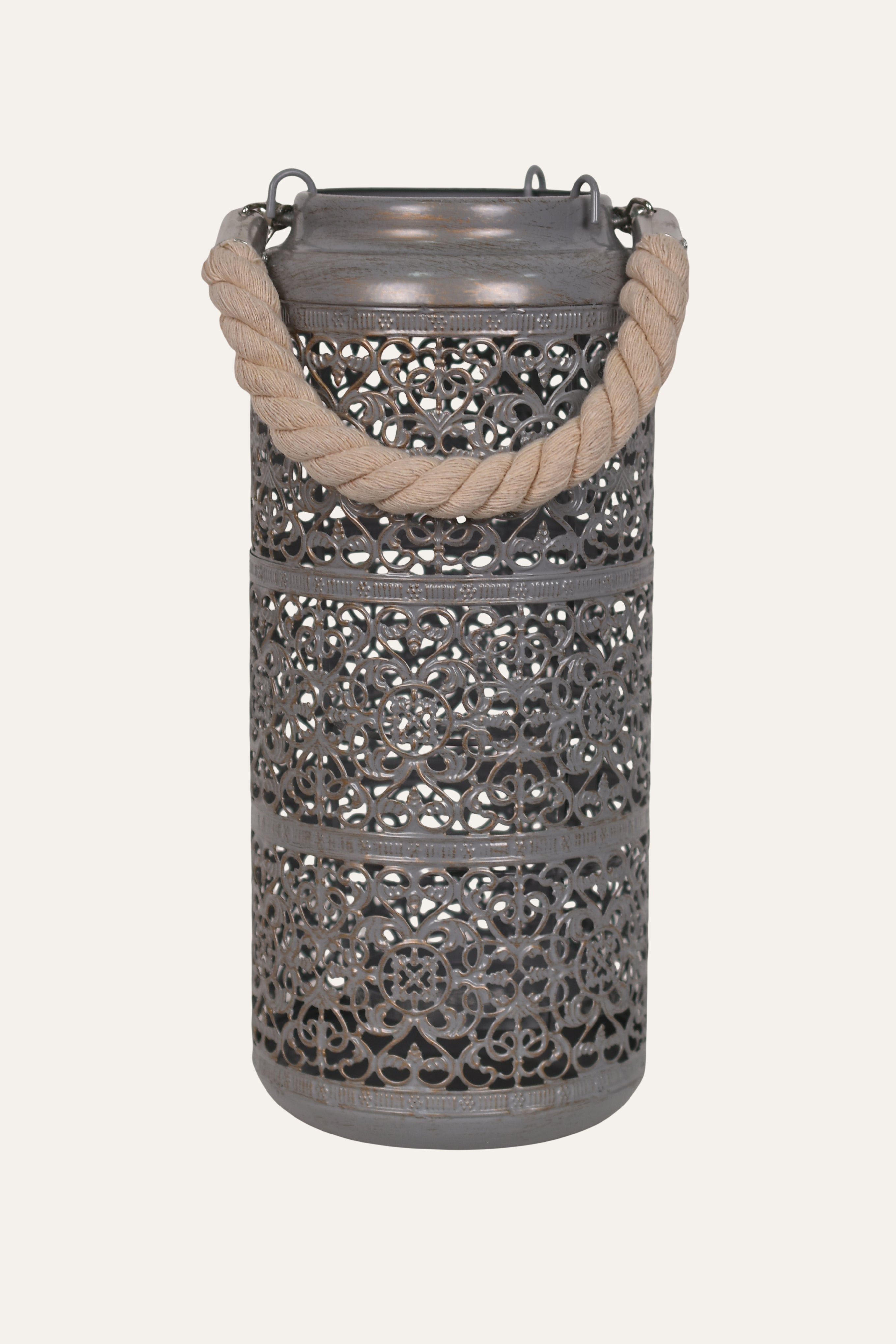 Vintage Glass Hanging Lantern