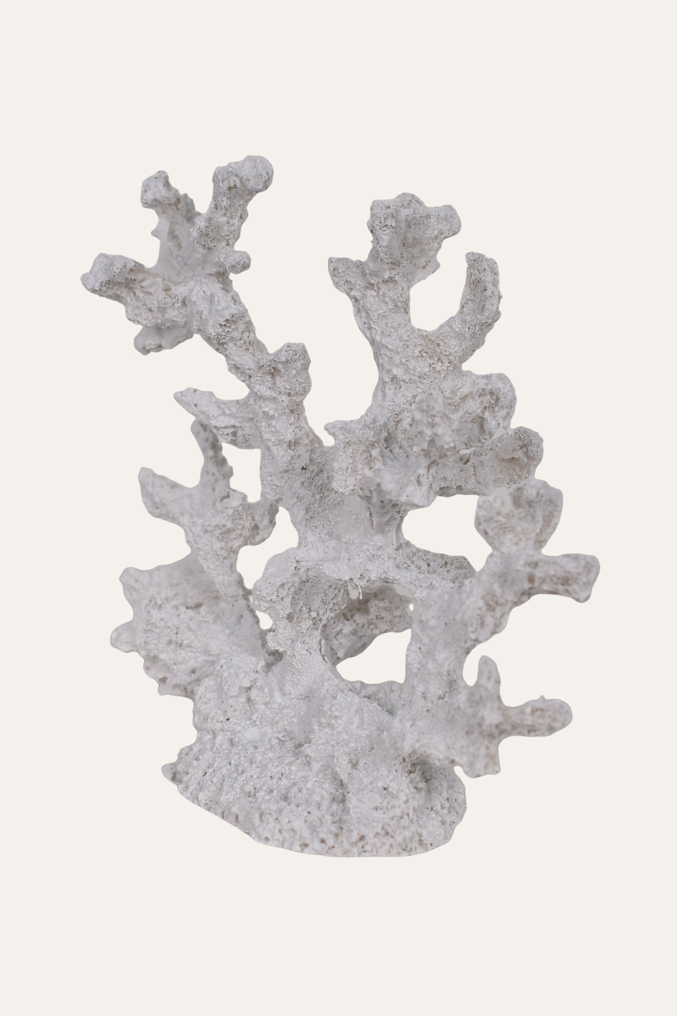 White Resin Branch Coral Sculpture