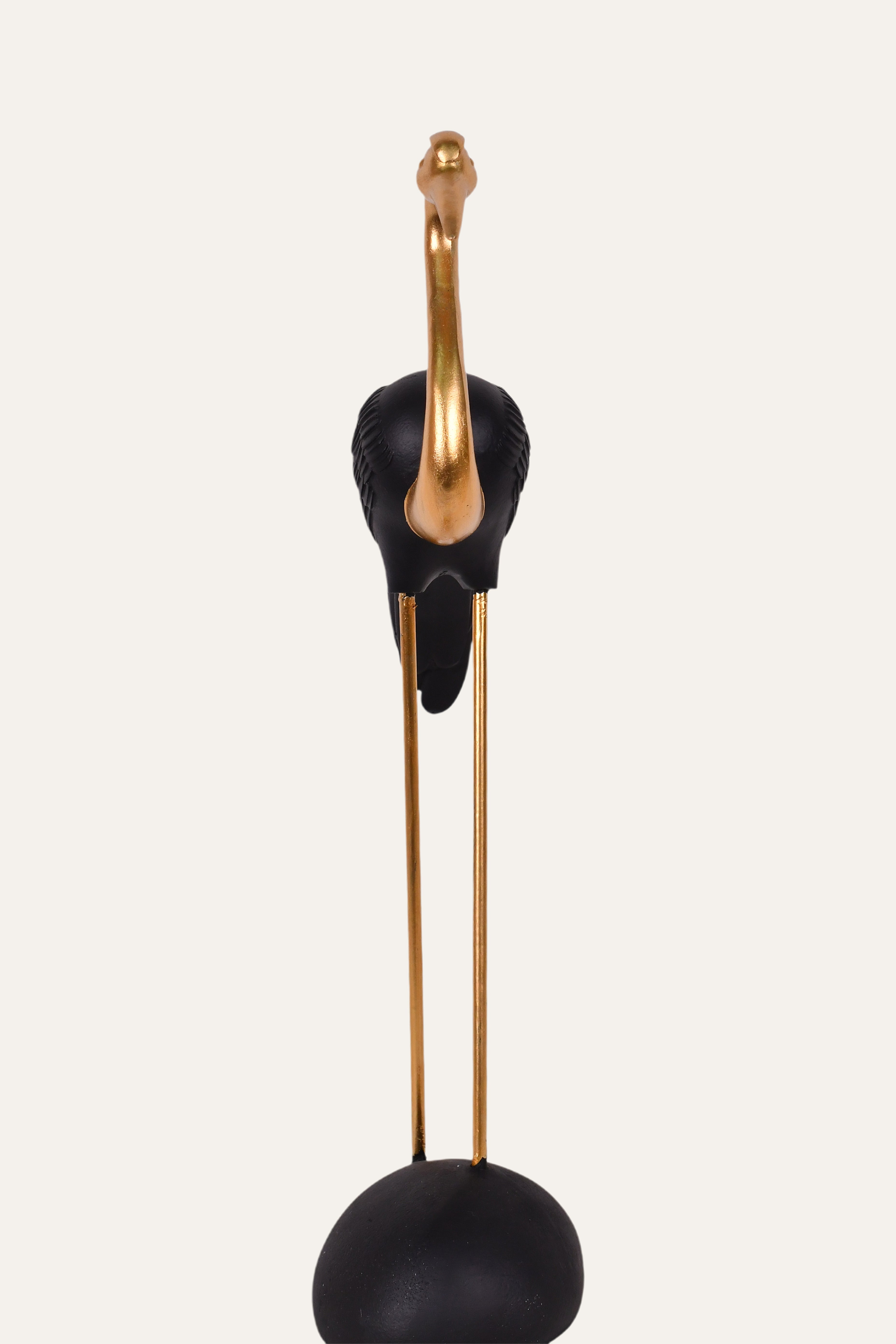 Golden Heron Sculpture
