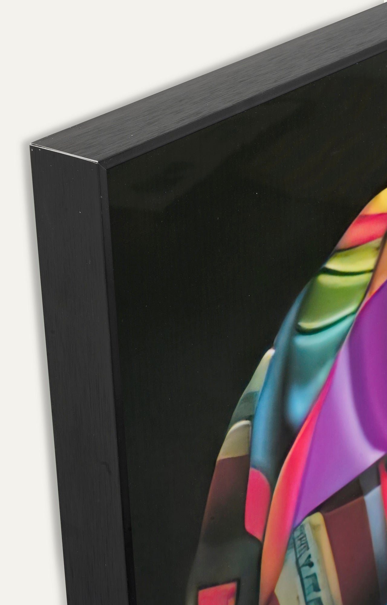 African gele art : Multicolor Art_detailed