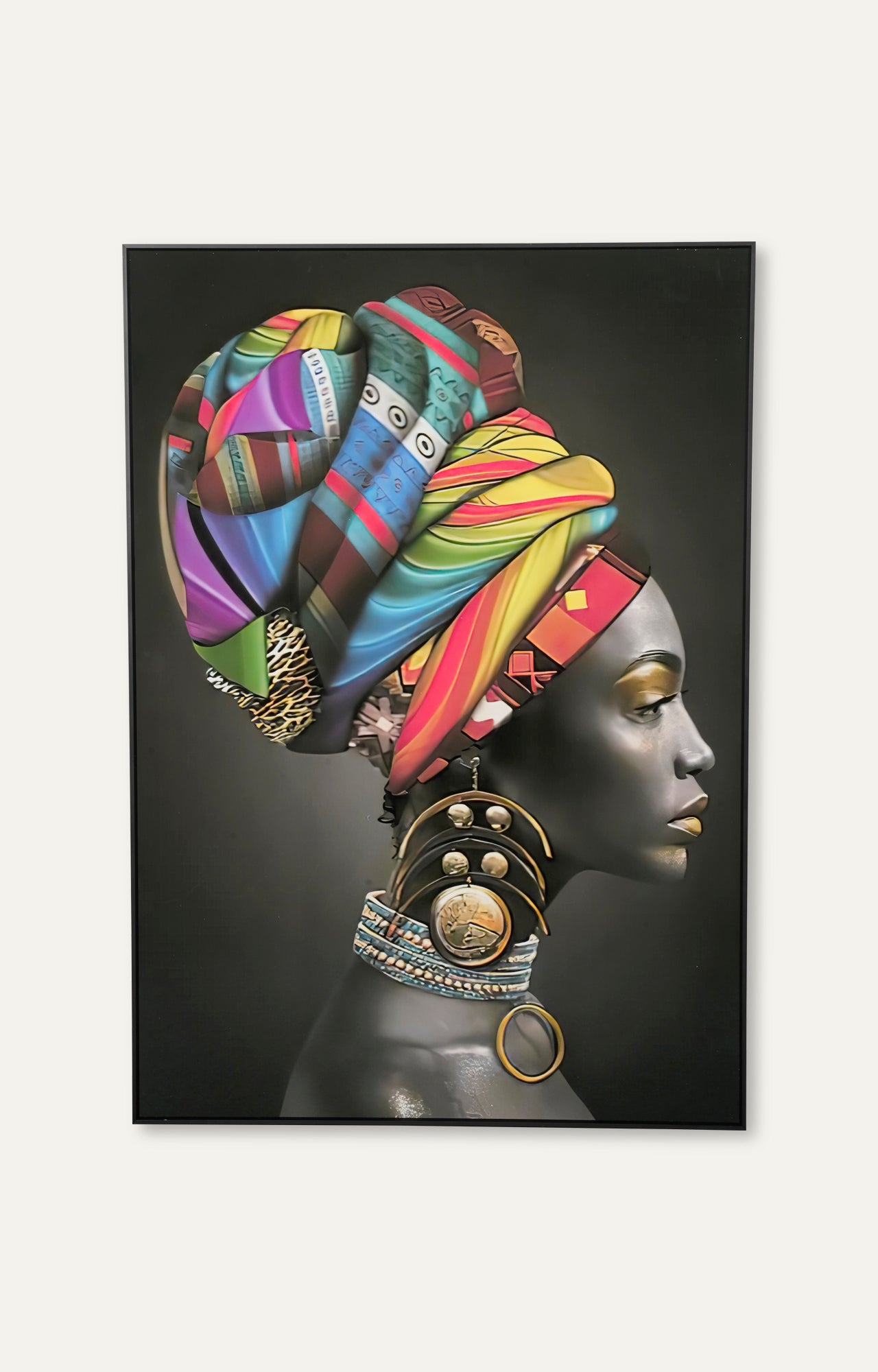 African gele art : Multicolor Art_main