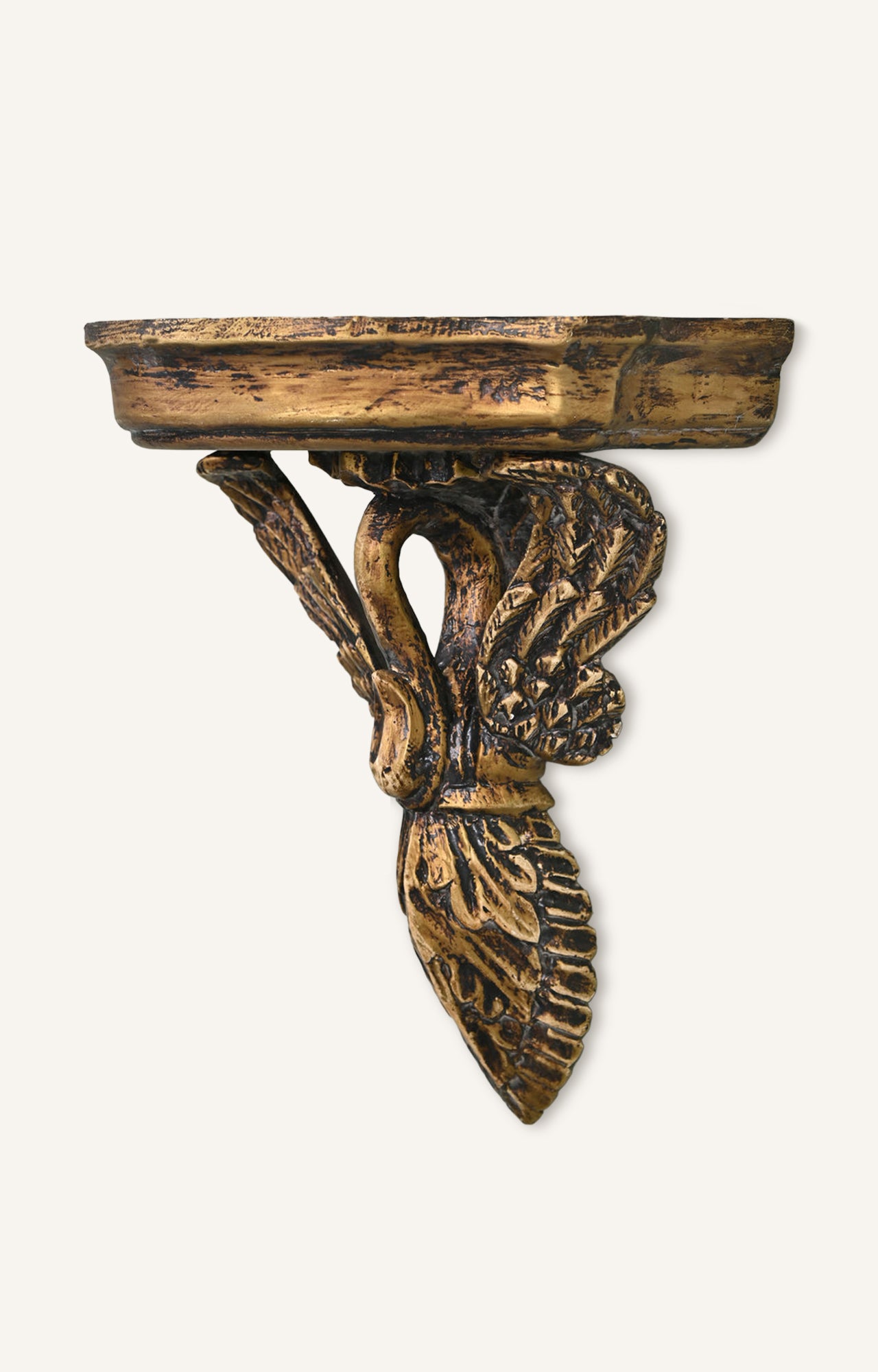 Antique Gold Winged Elegance