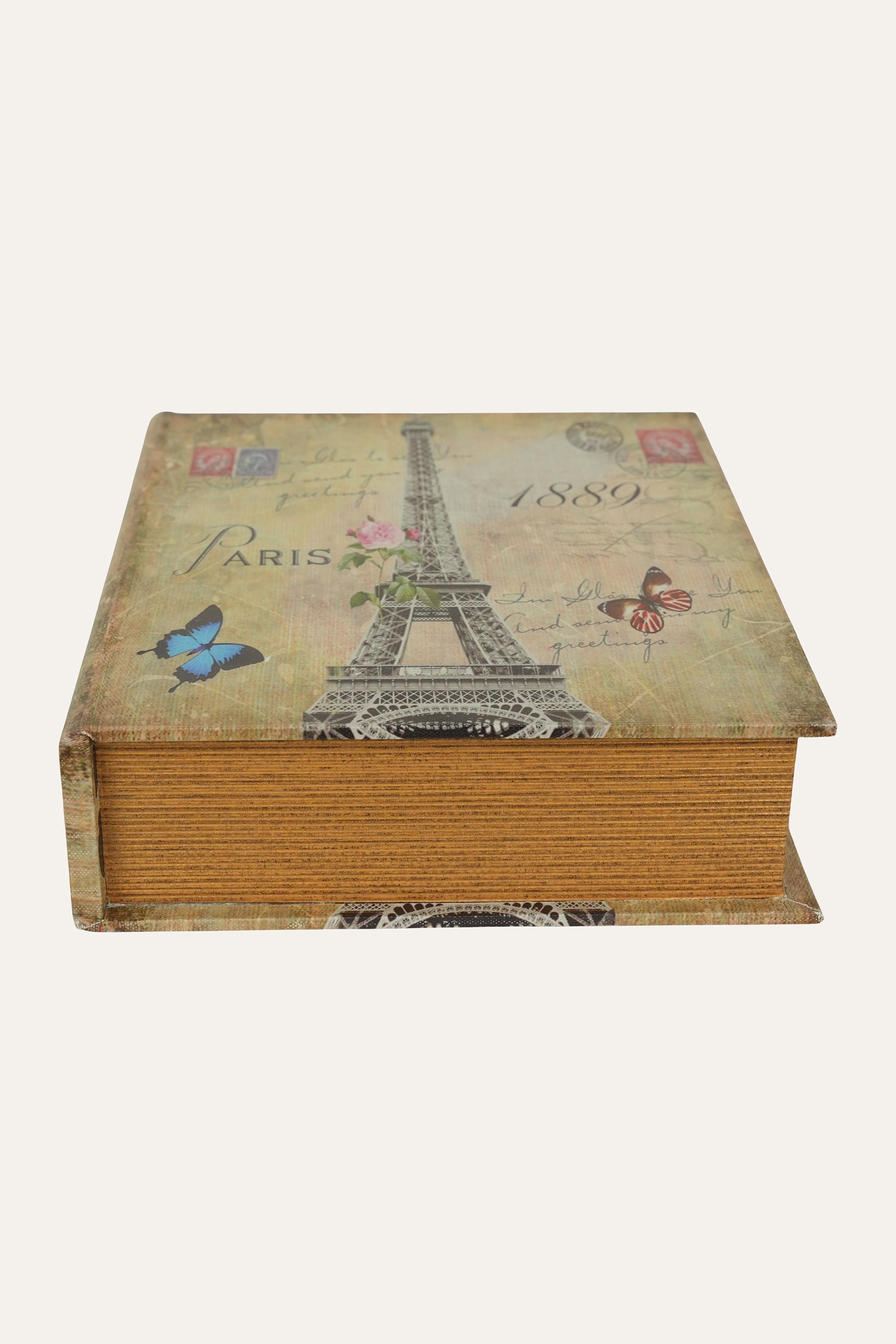 Antique style Paris keepsake box large