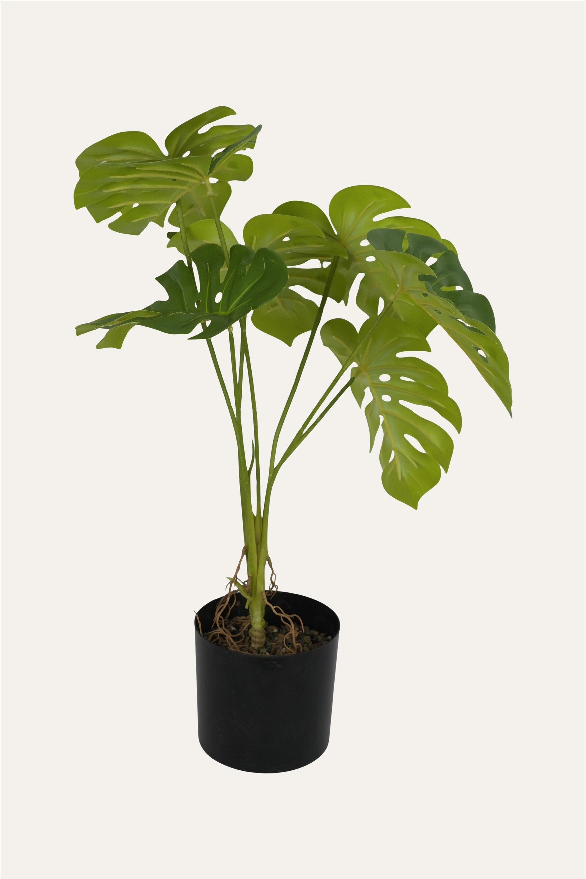 Artificial monstera leaves décor