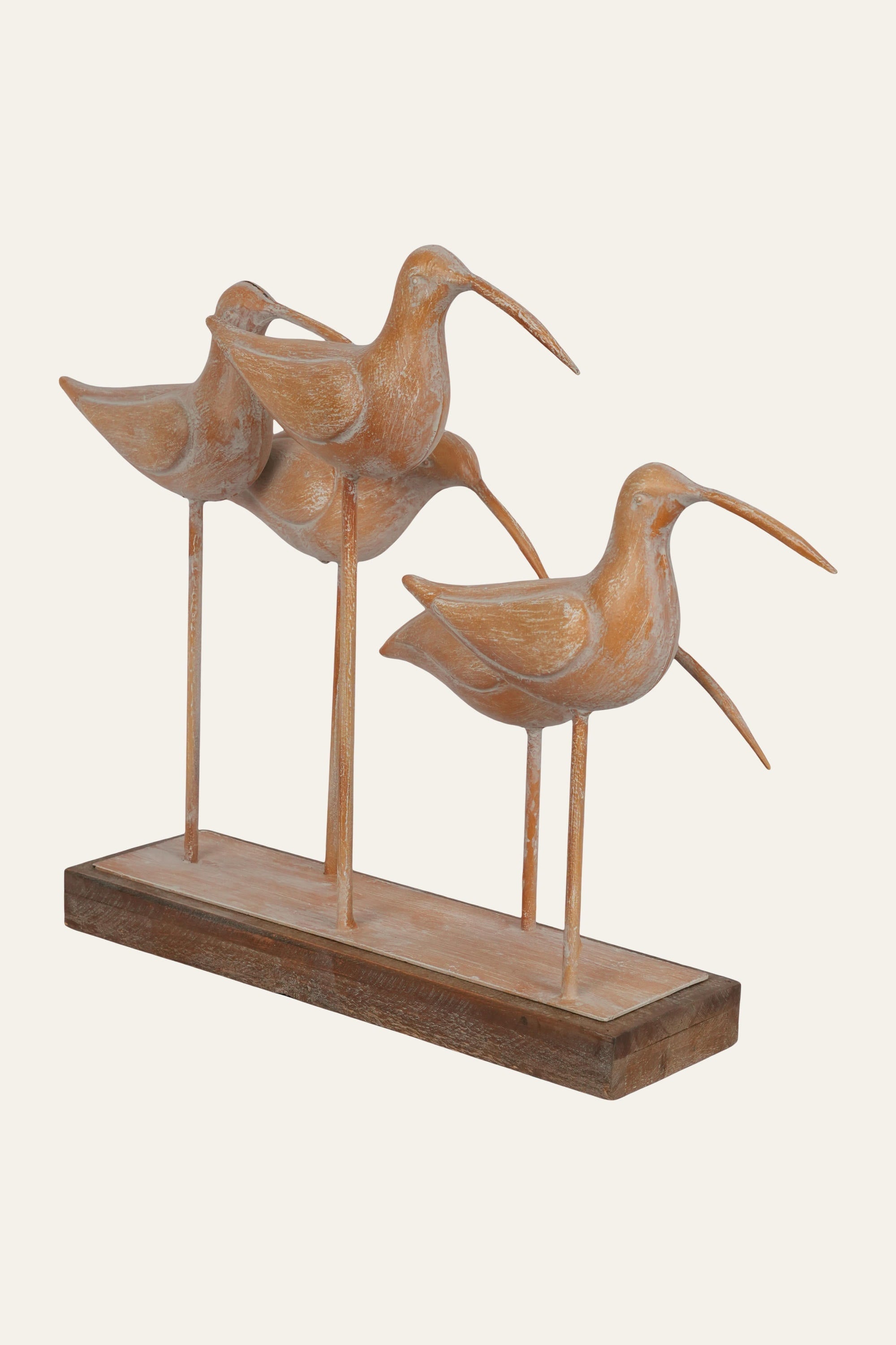 Artistic bird sculpture showpiece for console table decor