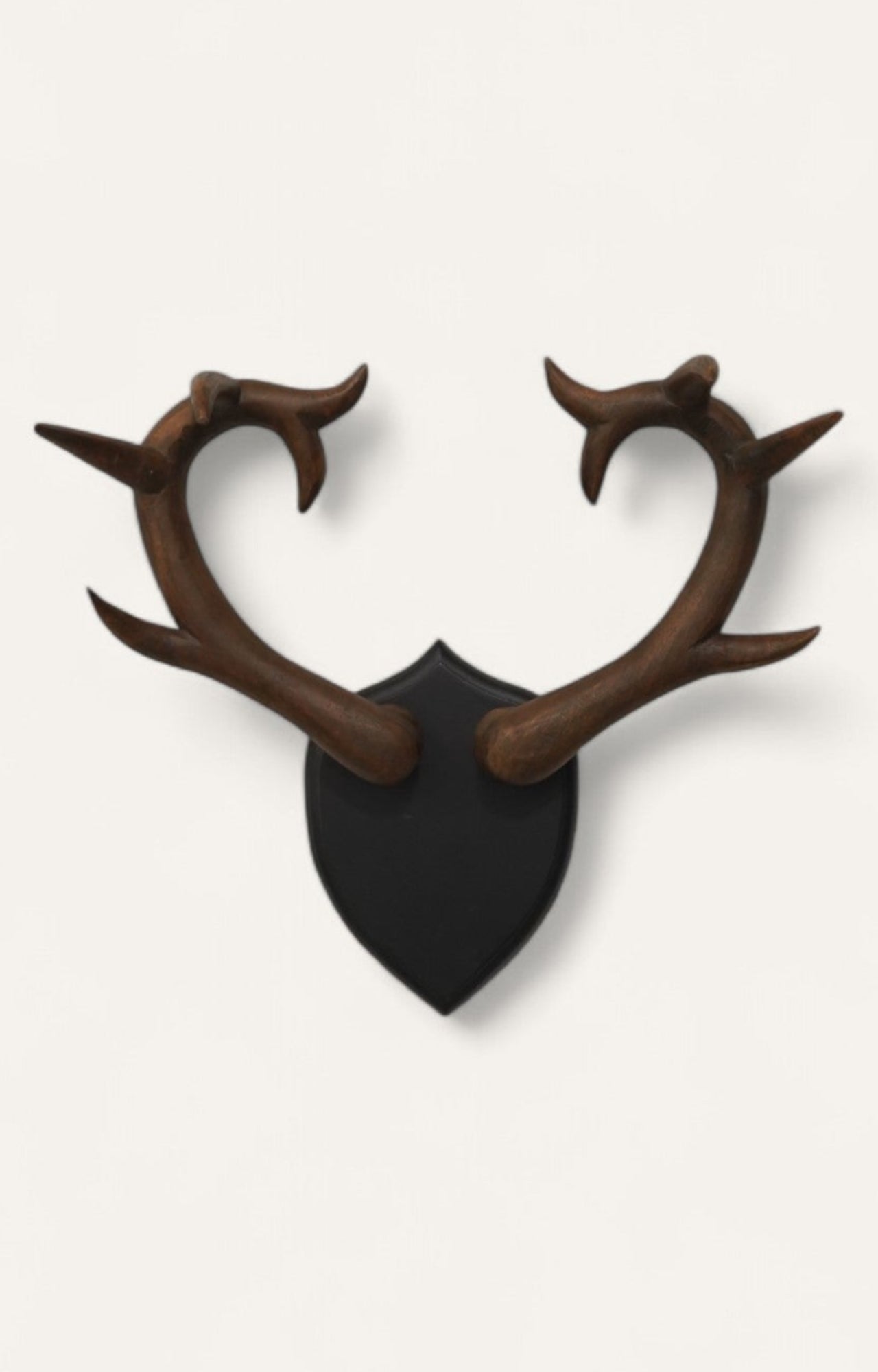 Baroque Curl Wooden Antlers