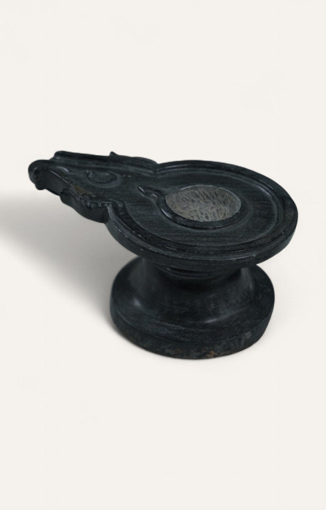 Black Marble Shivalinga Base