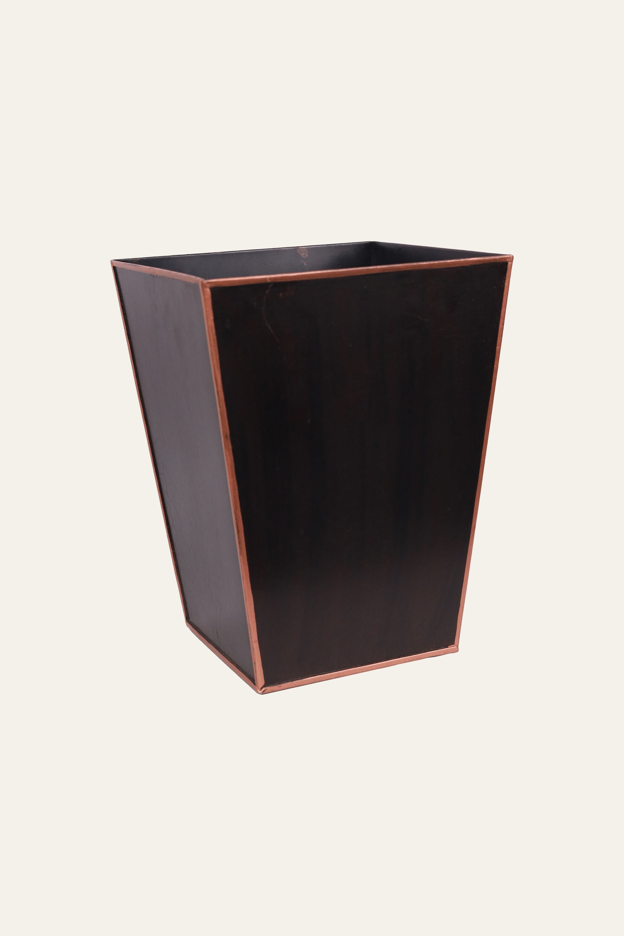 Black Metal Bin for Office