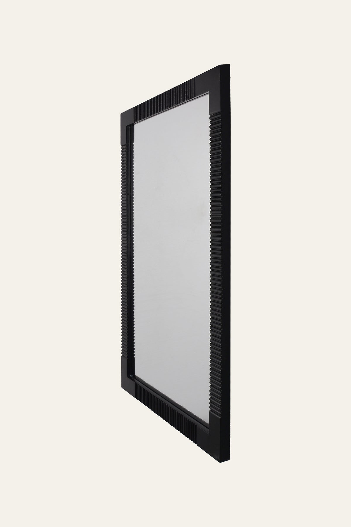 Black Rectangular Wall Mirror