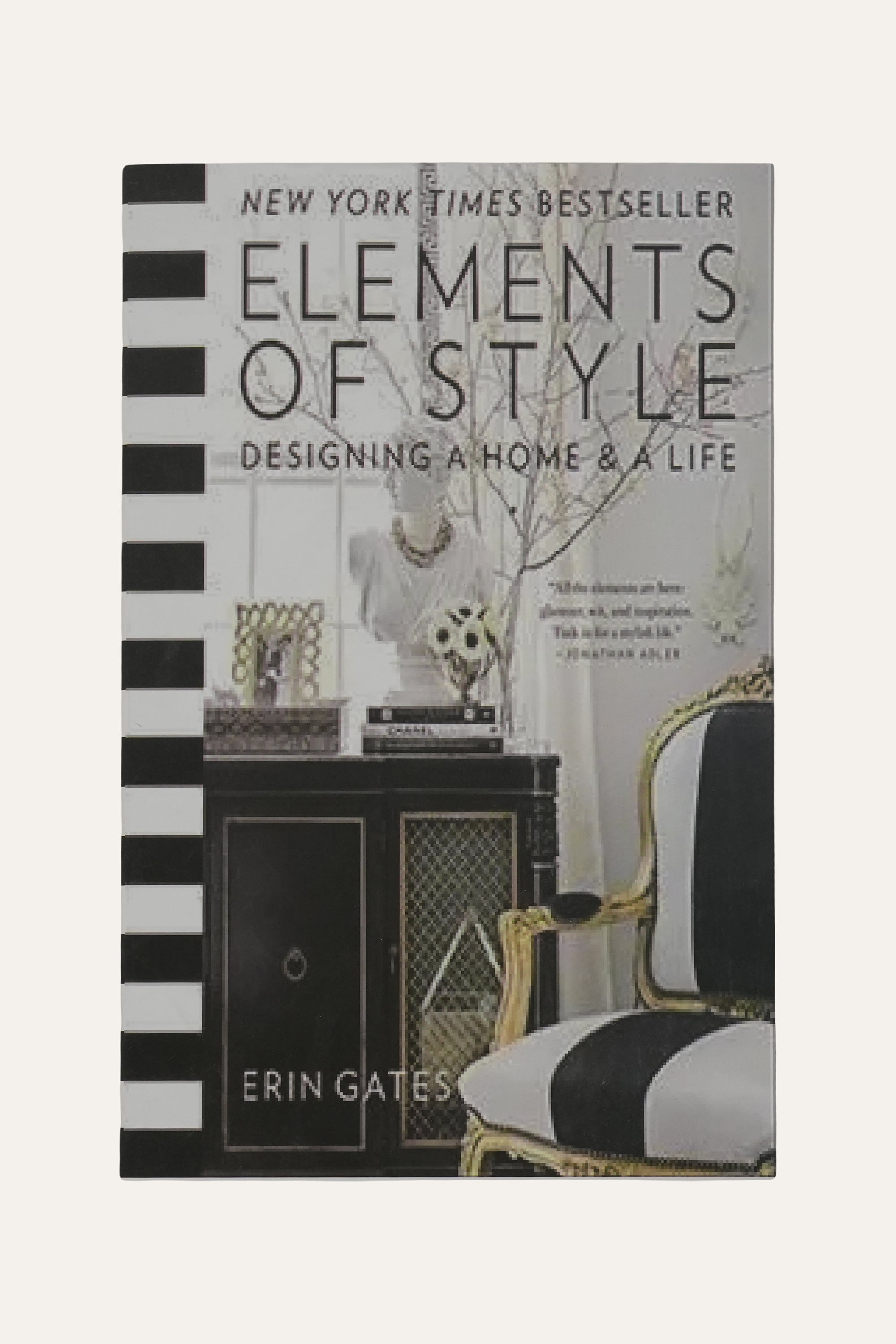 Black and White Decorative Book