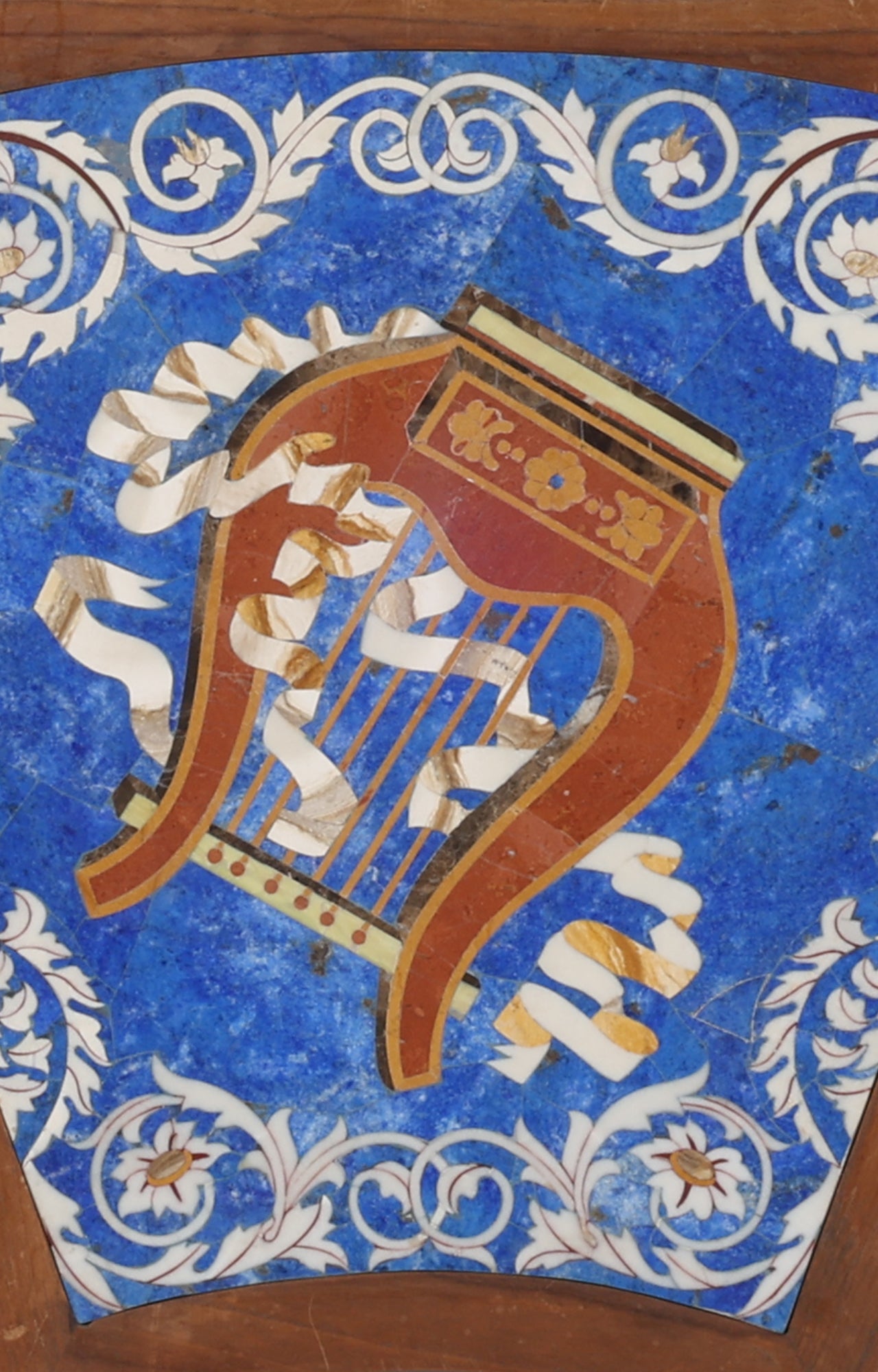 Blue Pietro dura art wall décor_secondary