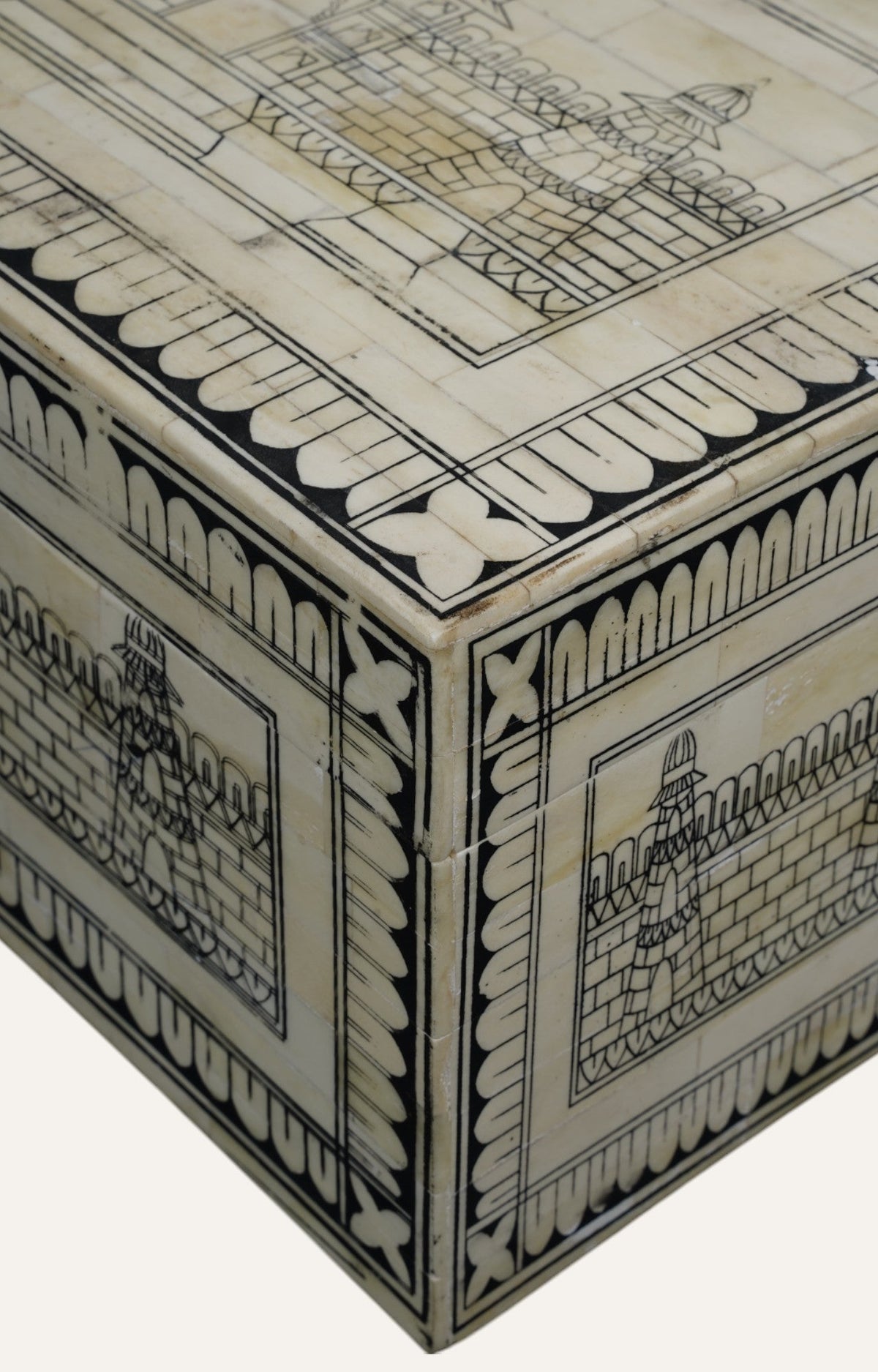 Bone Antique Jewelry Box