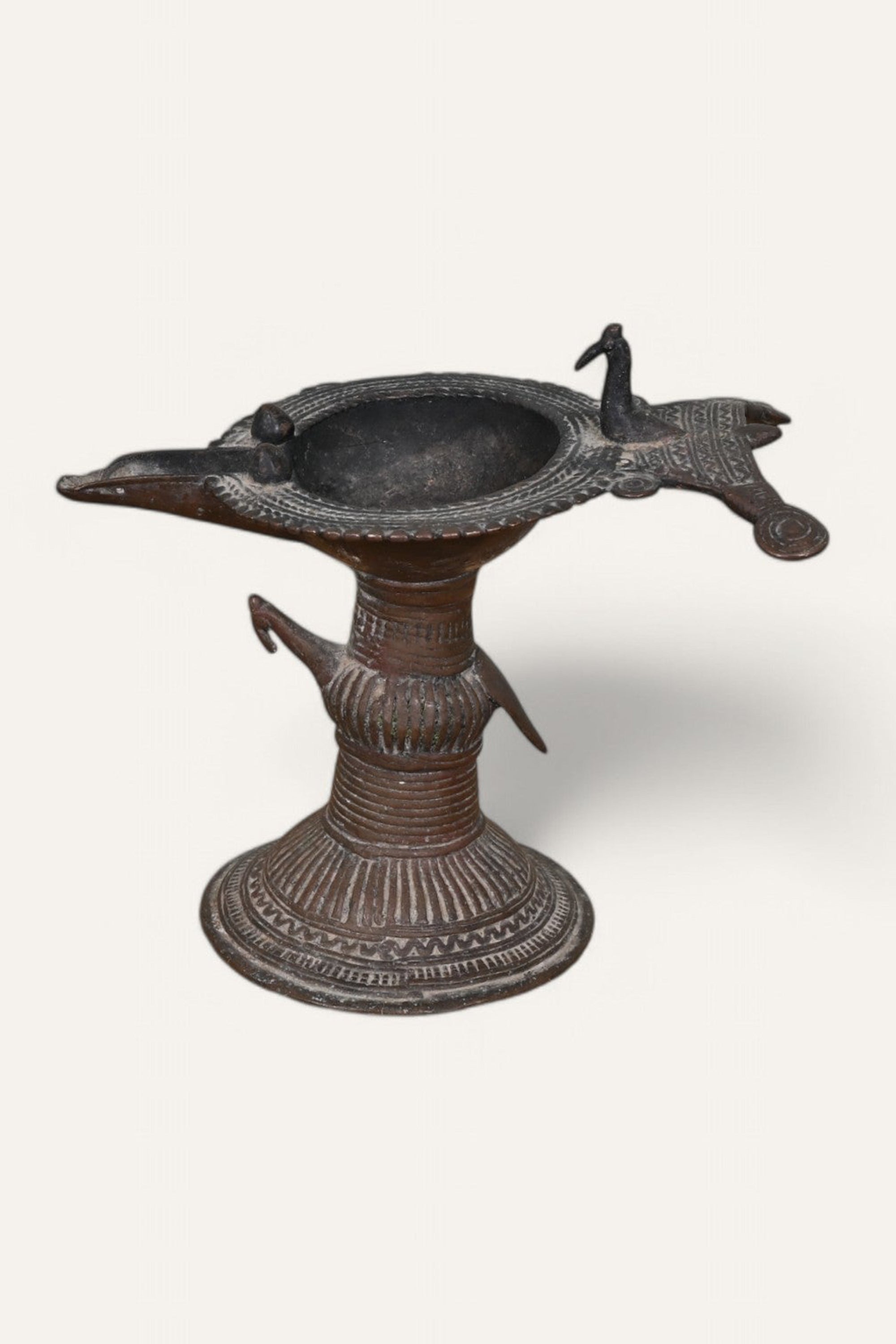 Maher Vintage Brass Oil Lamp