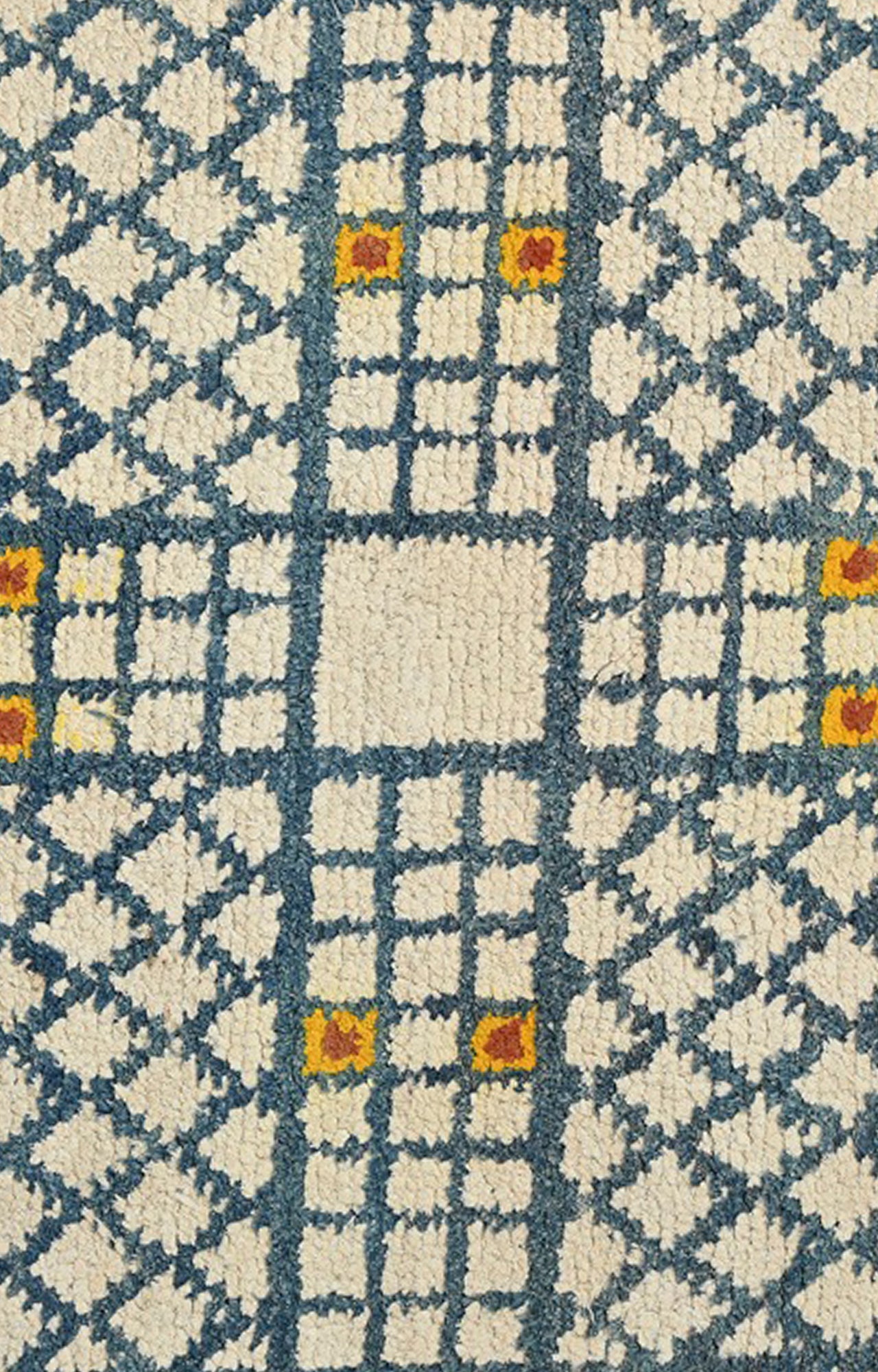 Greek Key Border Carpet