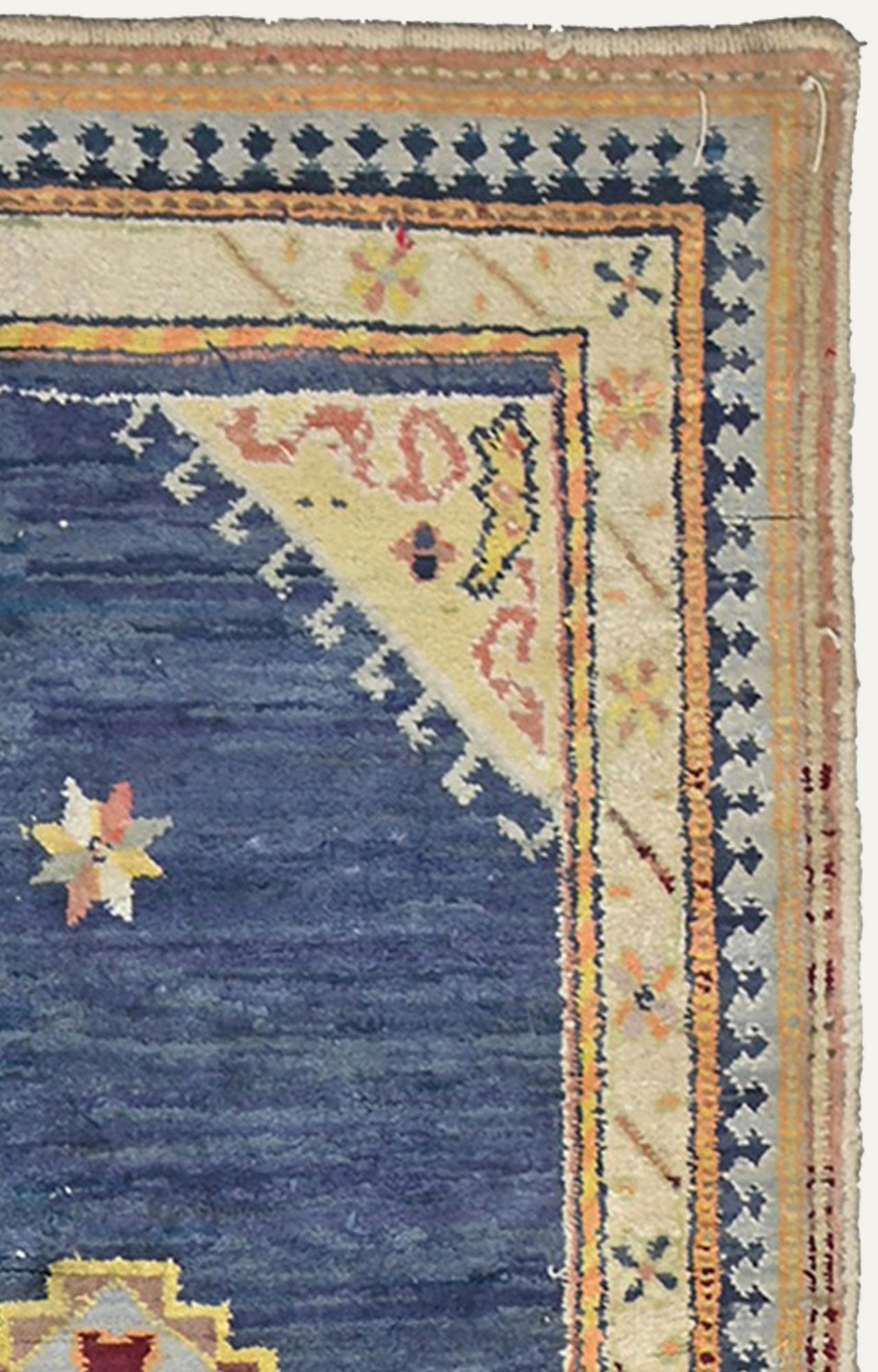 Blue and Beige Tibetan Carpet