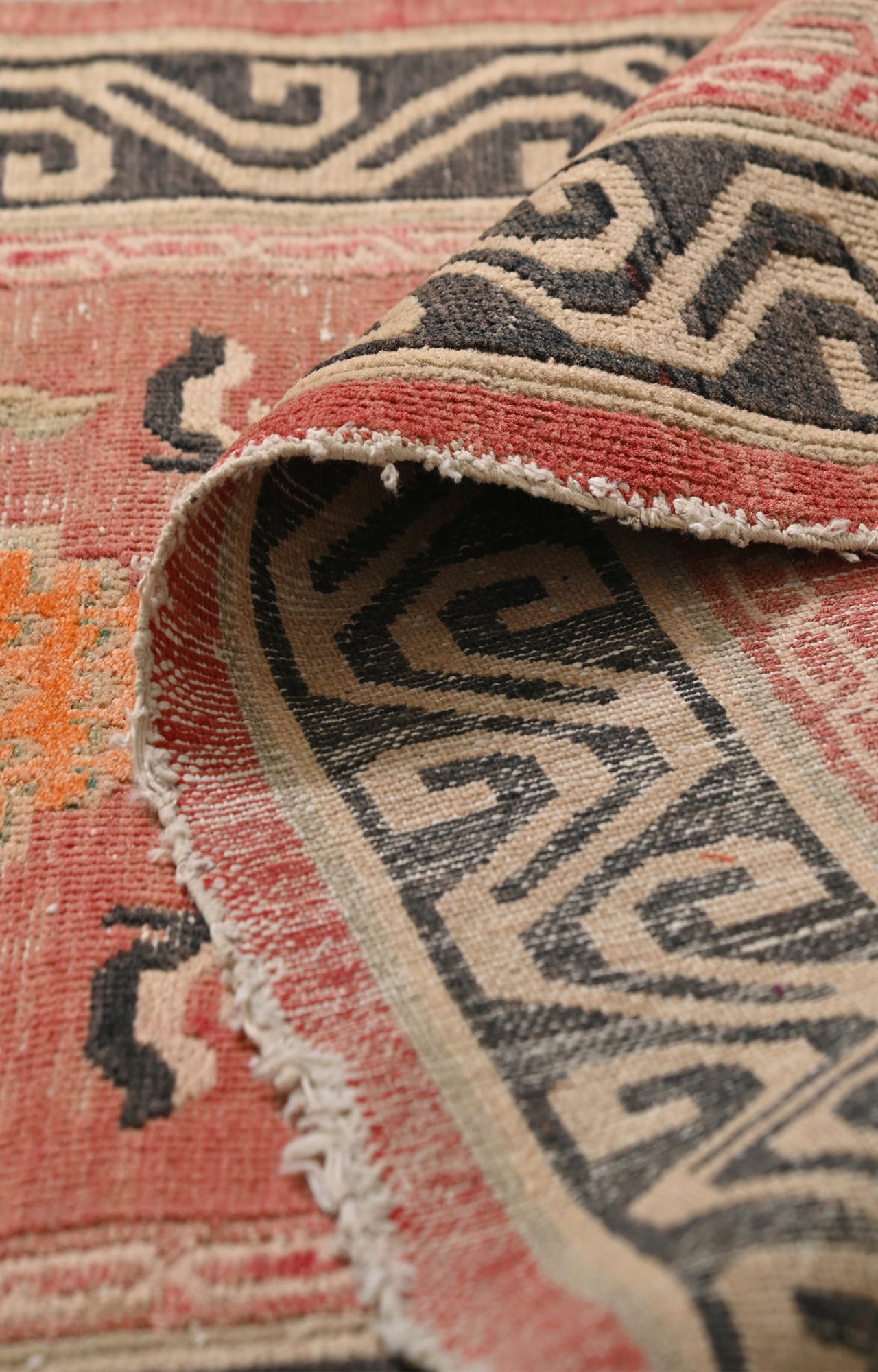 Oriental pattern Tibetan carpet