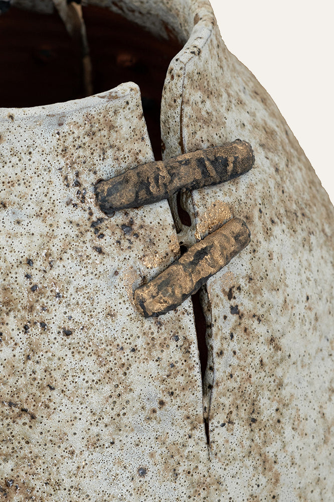 Wabi Sabi Ceramic Vase Rustic Home Decor