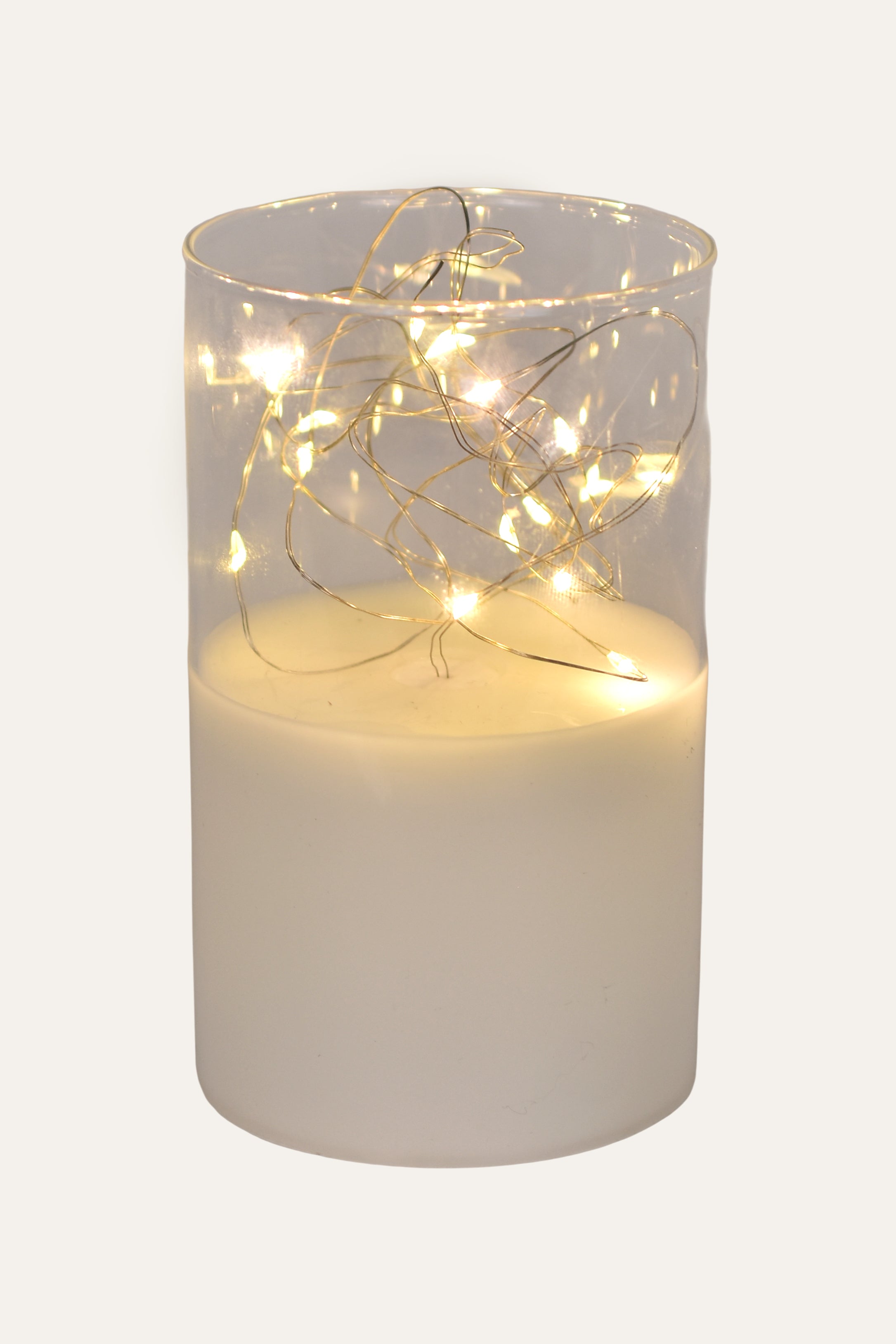 Electric Candle with Fairy Lights