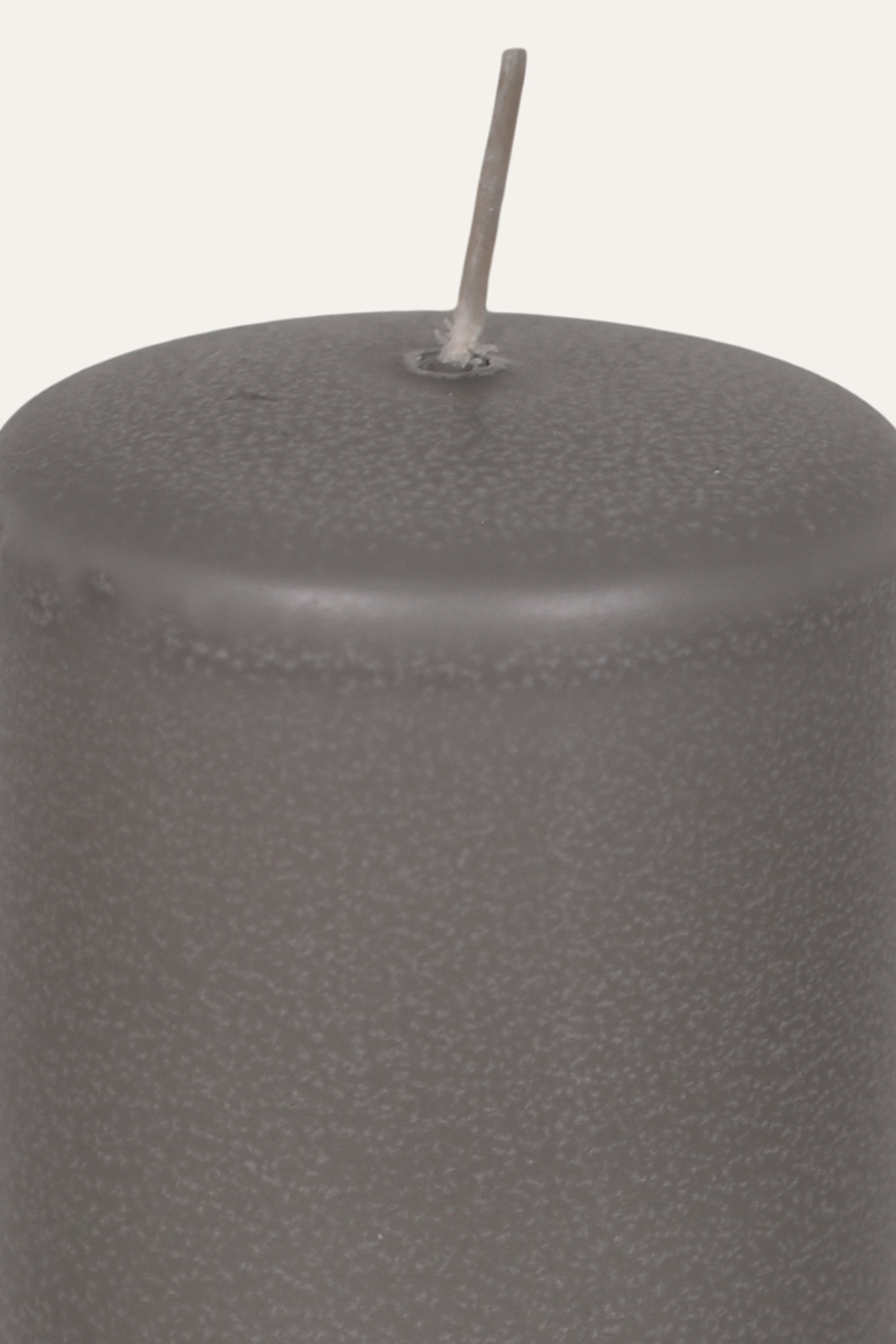 Grey Classic Pillar Candle