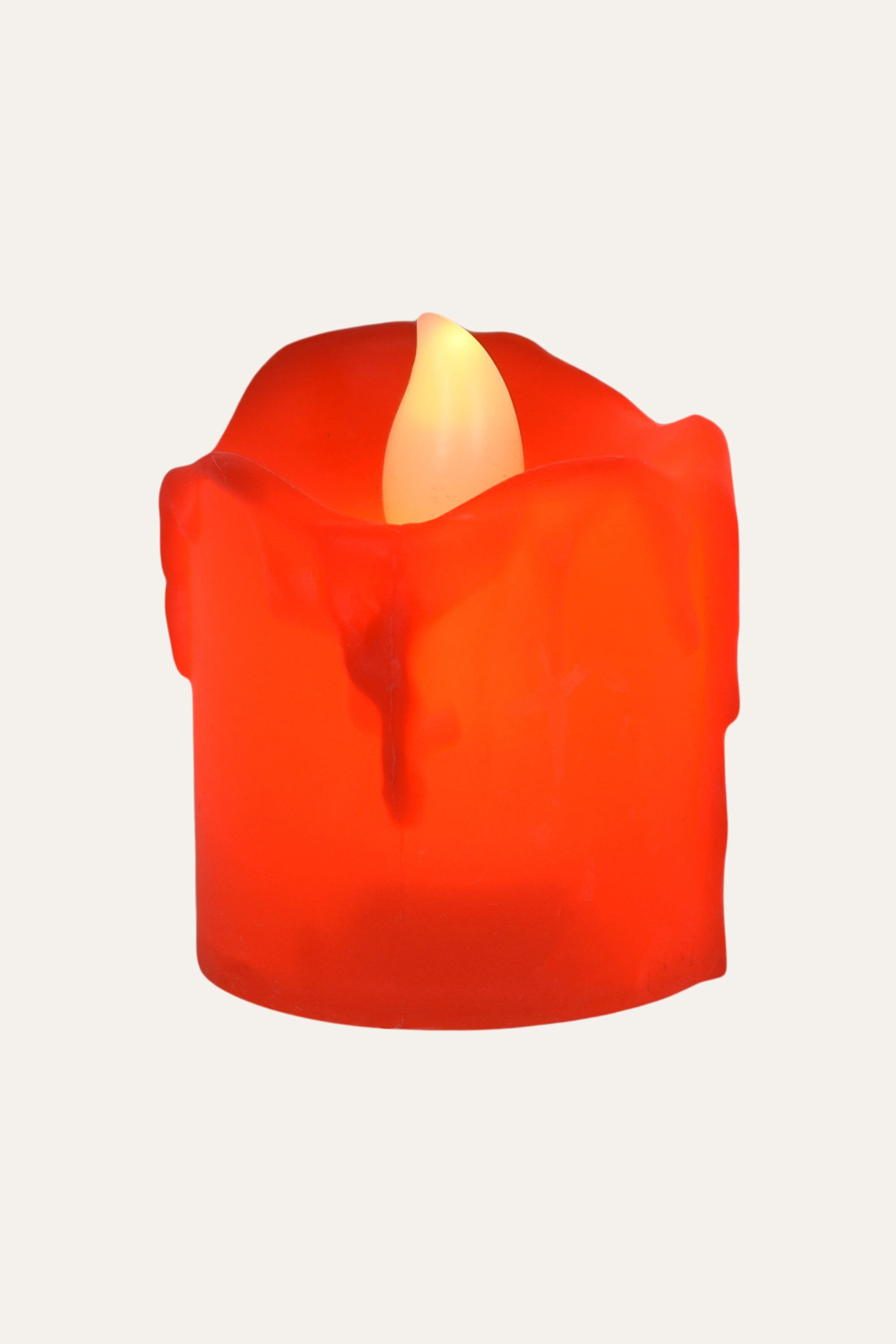 Red LED candle