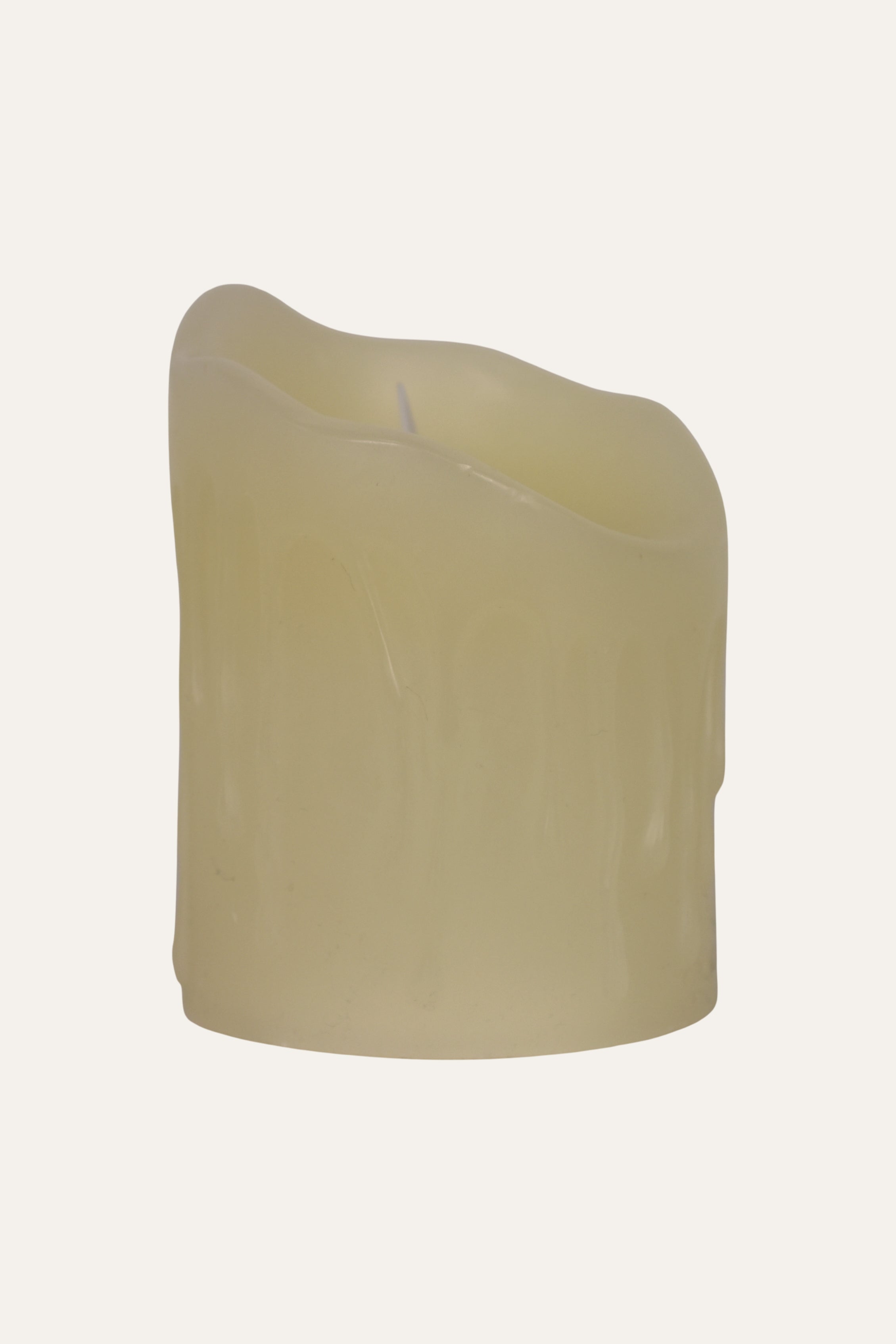 Beige candle