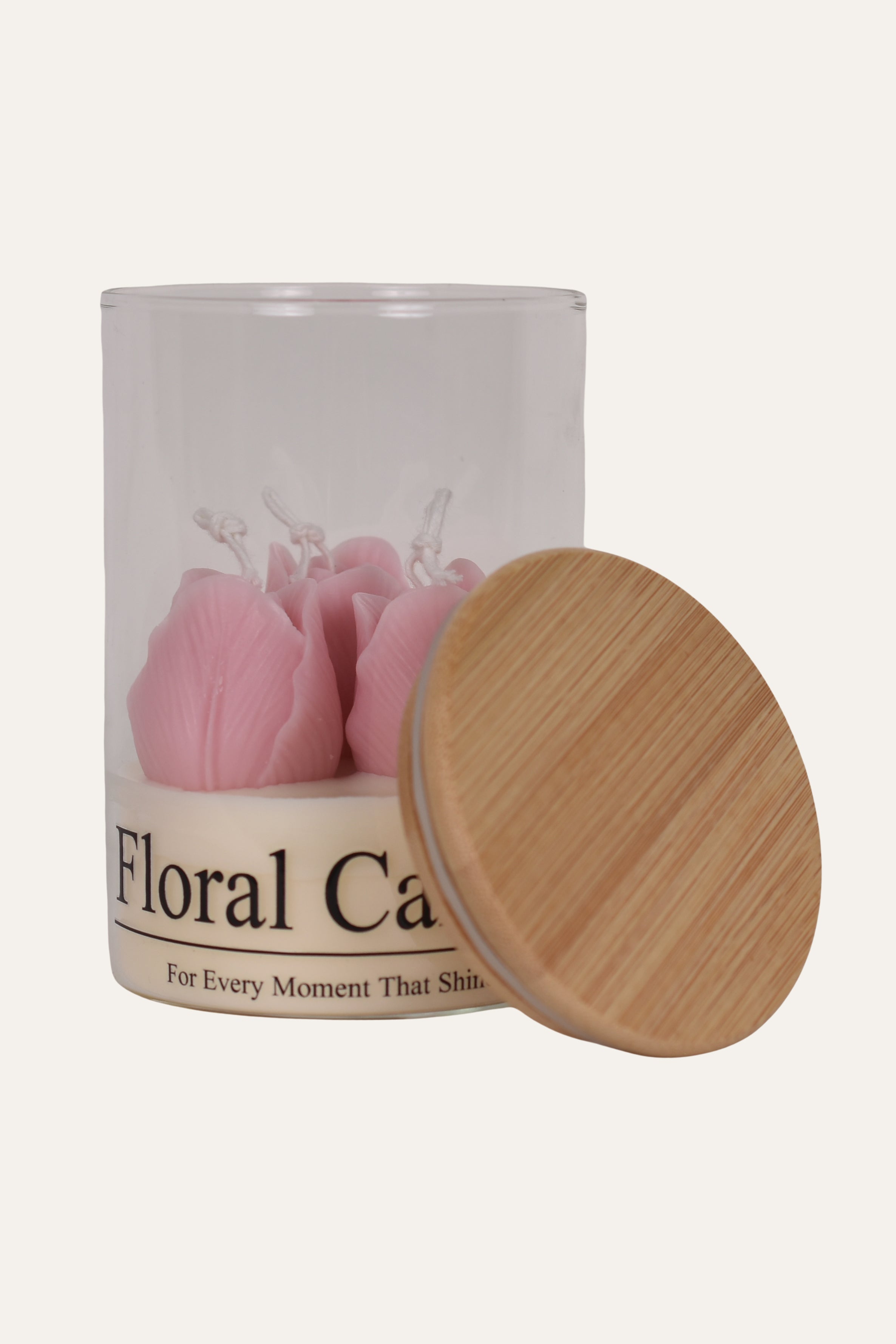 Floral candle