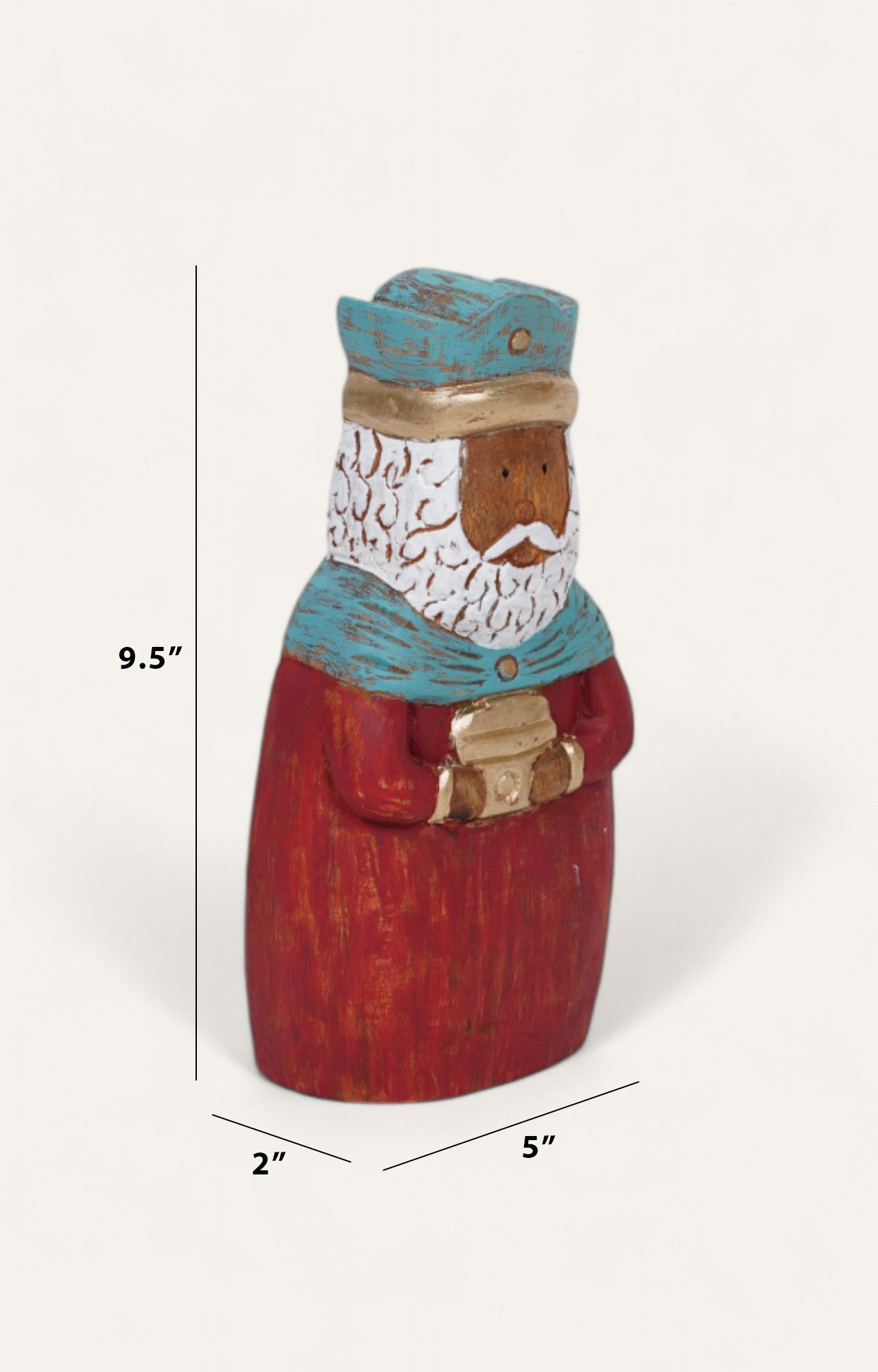 wooden santa