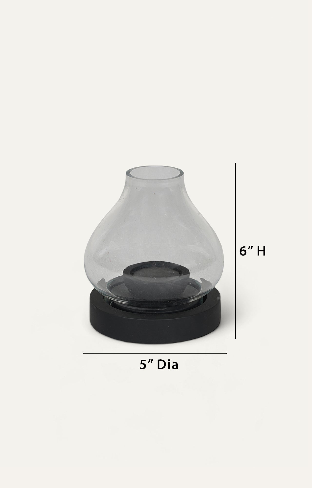 Chic Glass and Wood Candle Display_size