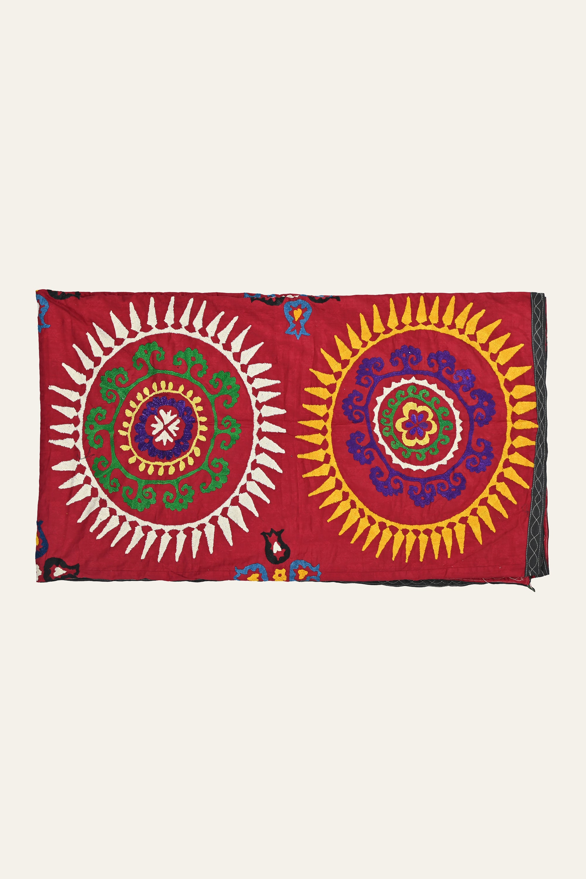 Circular Medallion Suzani wall art