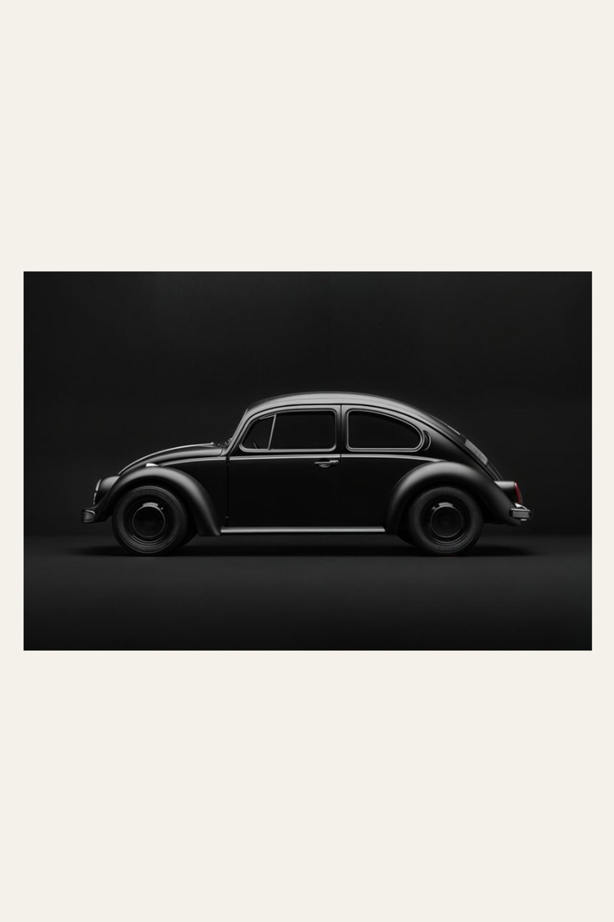 Classic Volkswagen Beetle tempered glass wall painting