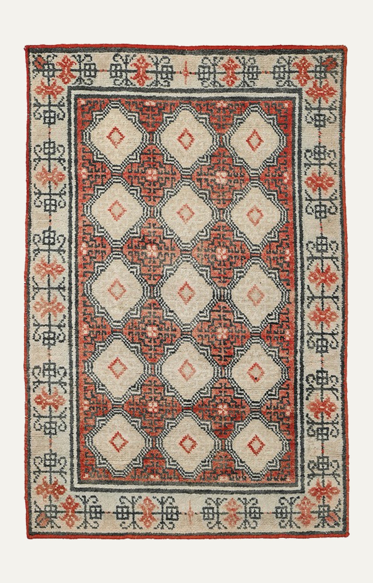 vintage Tibetan carpet