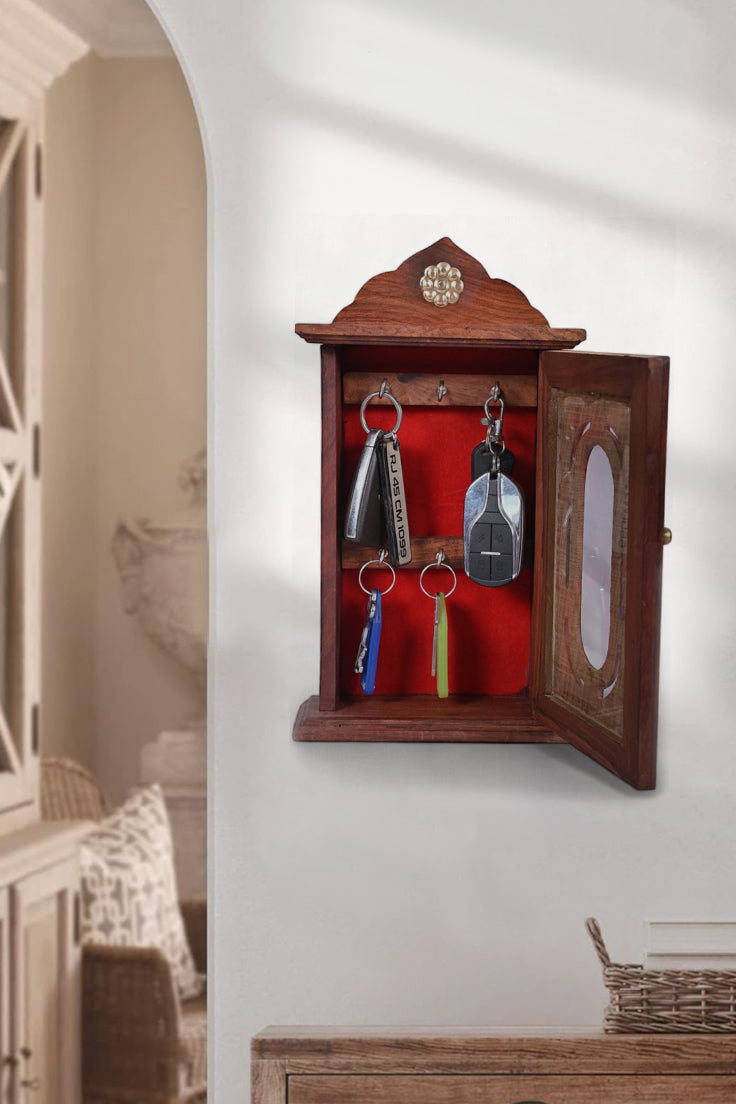 Vintage Wooden Key Holder